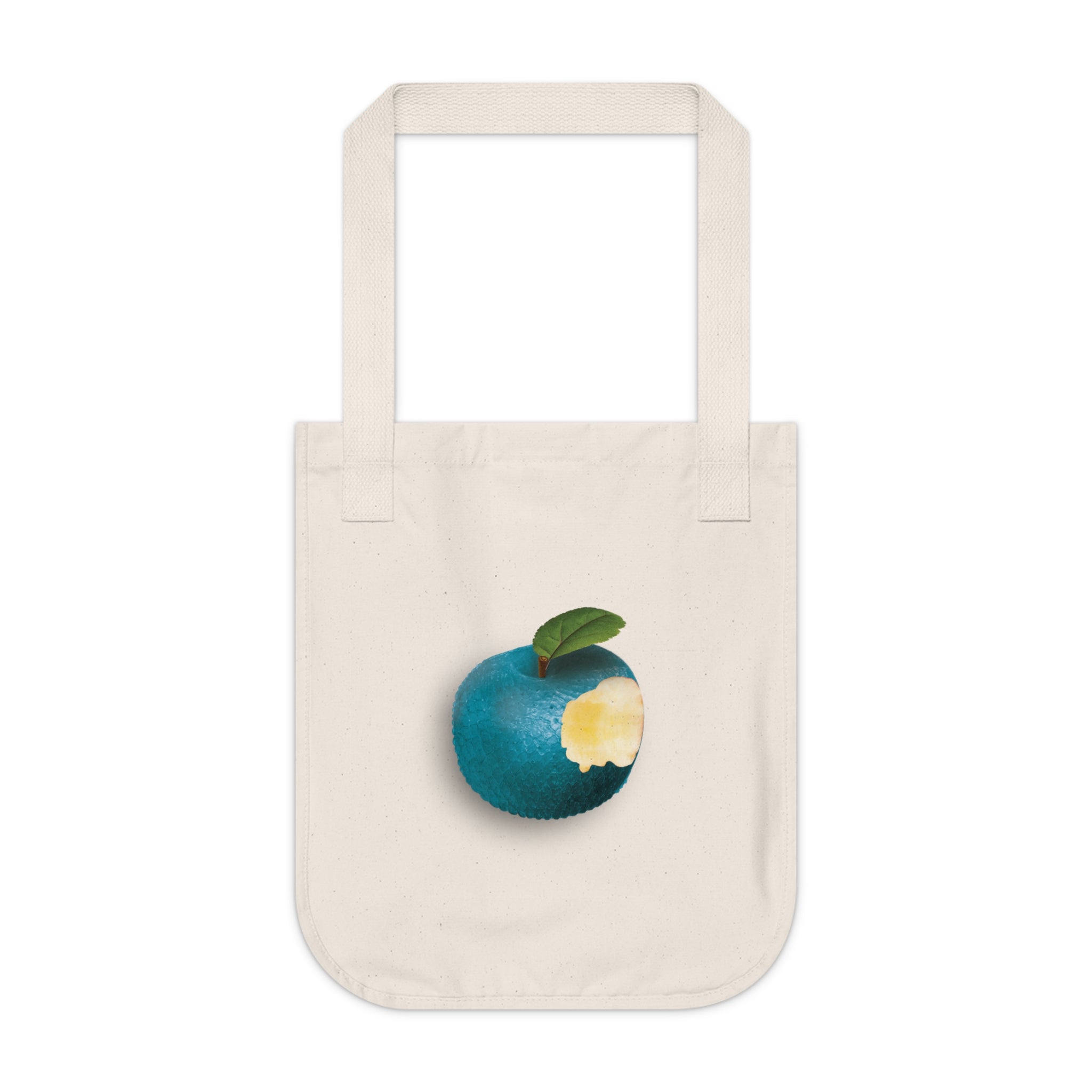 The Adam and Eve Apple: Original Sin Series Organic Cotton Canvas Tote Bag