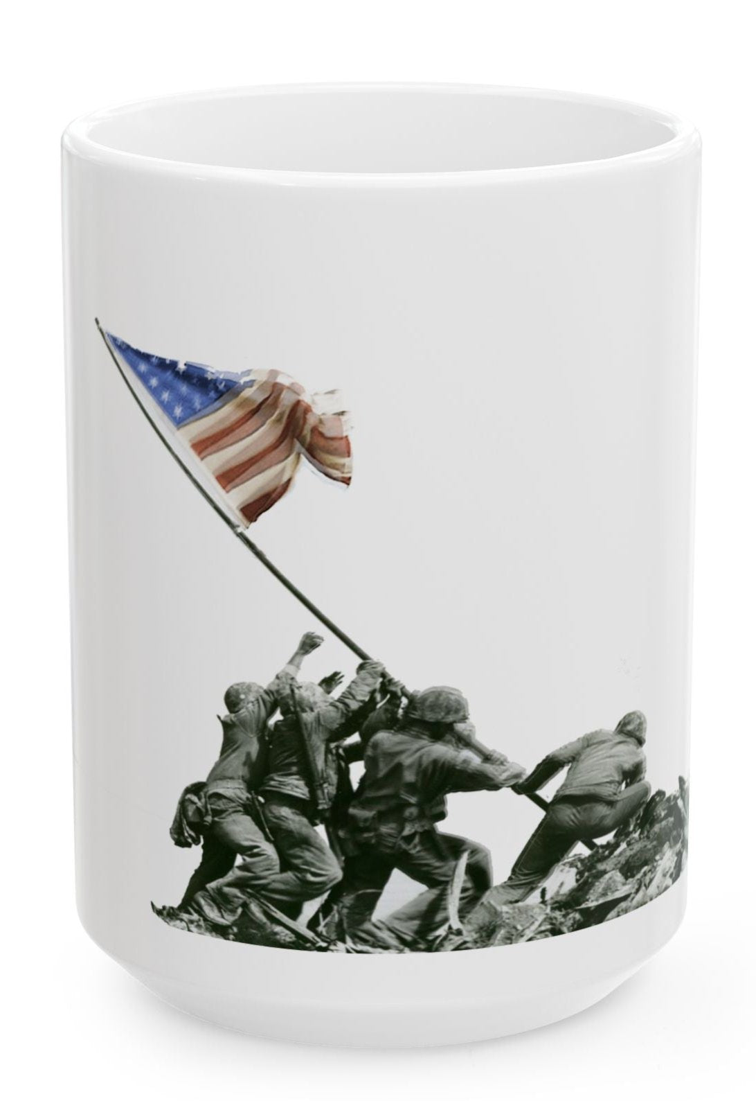 Iwo Jima Memorial Ceramic Mug, (11oz, 15oz)
