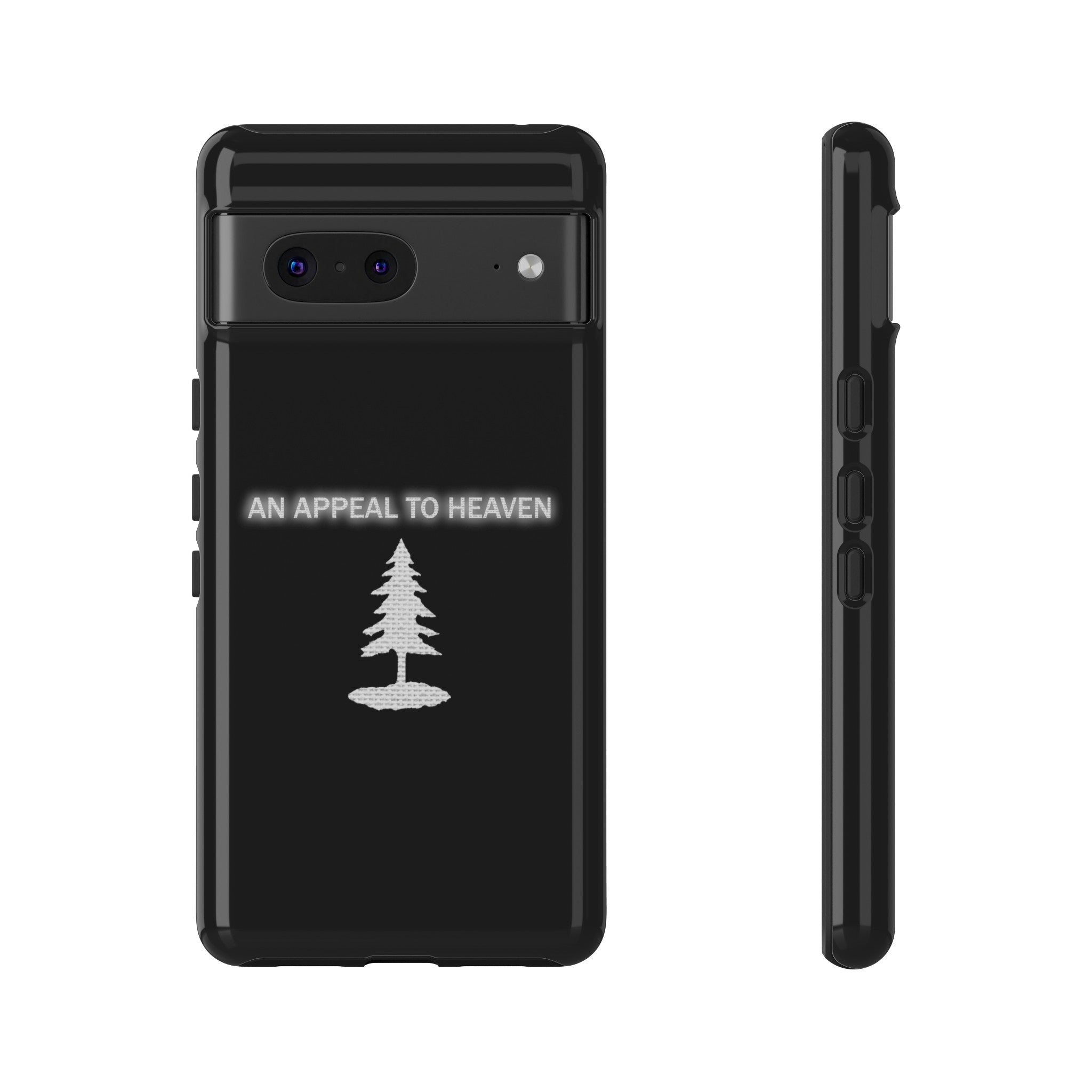 An Appeal To Heaven Flag Tough Cases Black & White