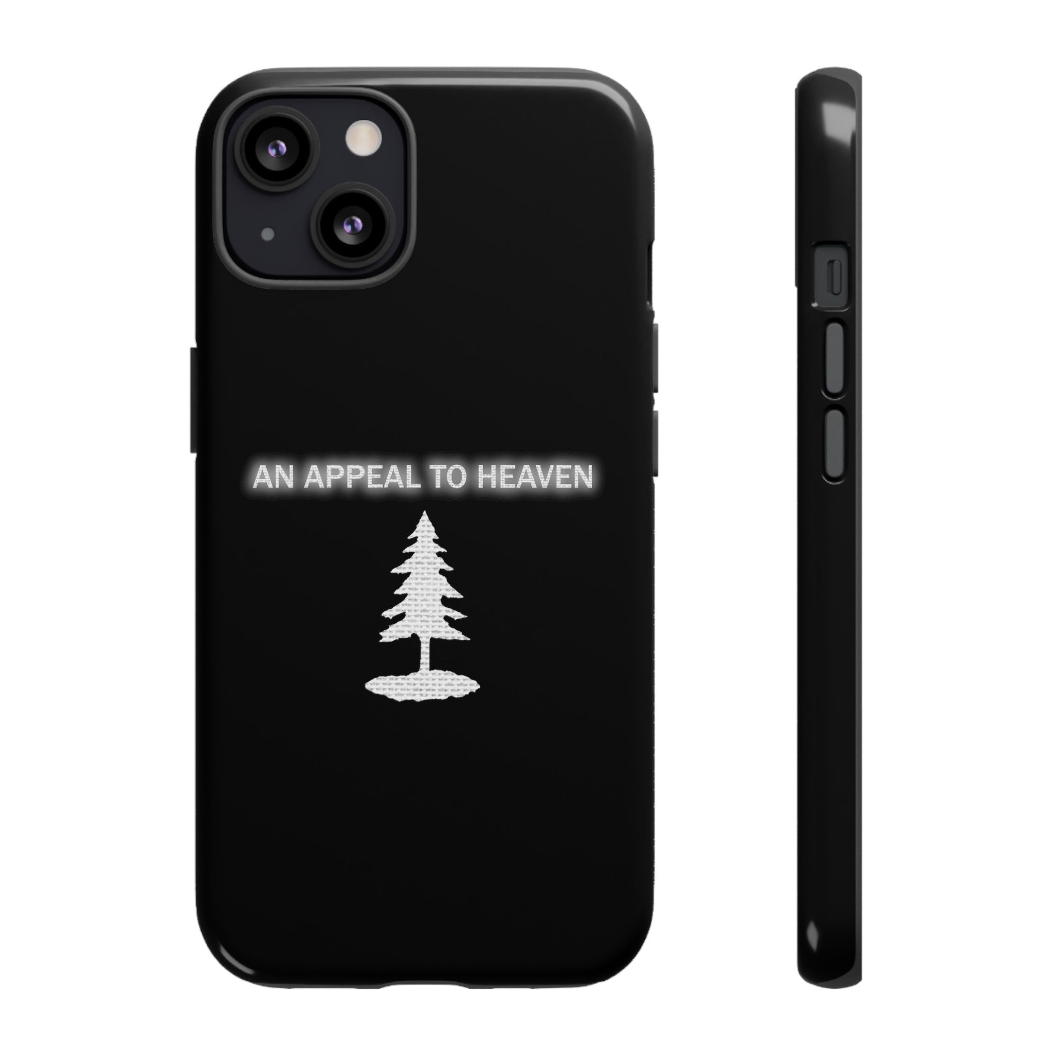 An Appeal To Heaven Flag Tough Cases Black & White