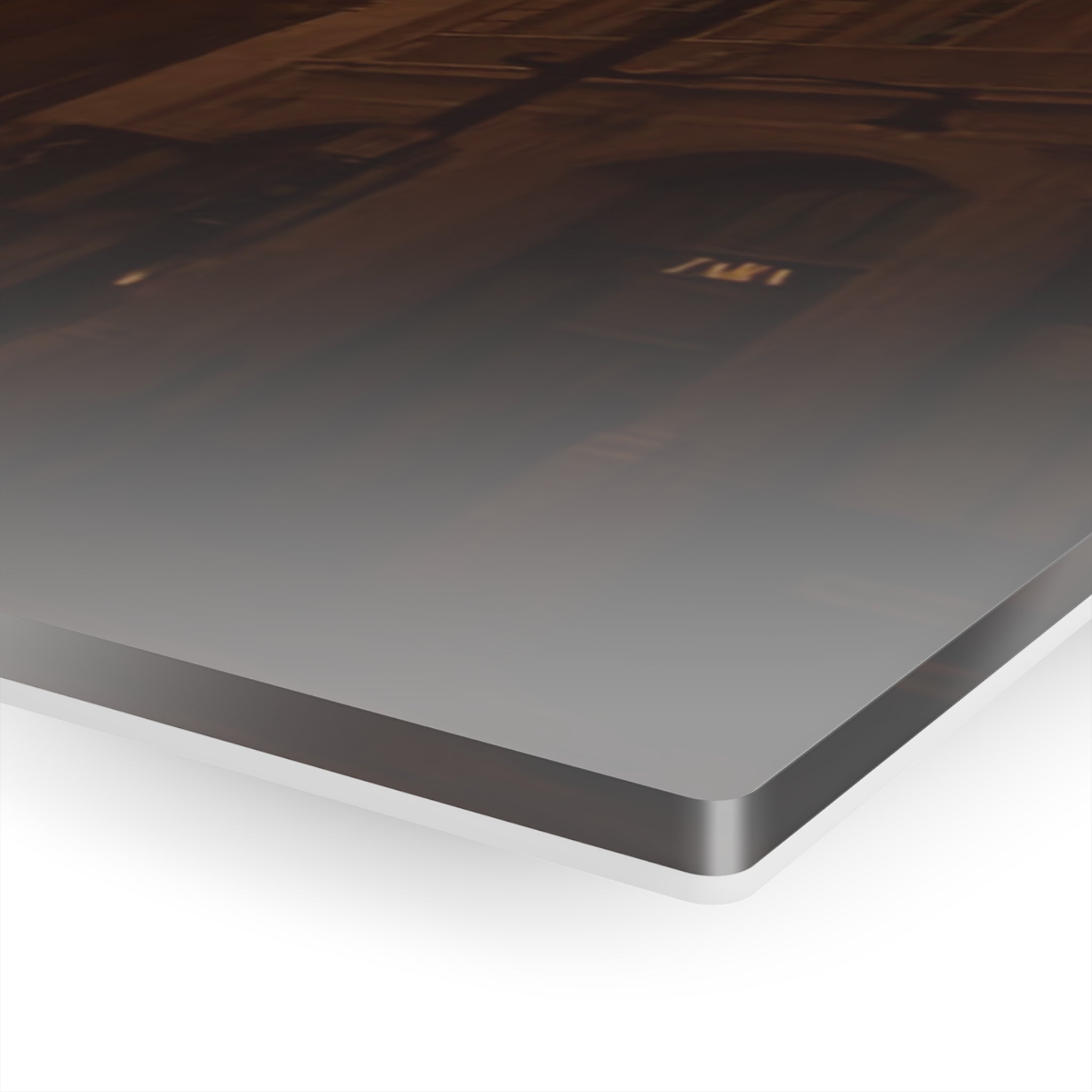 Sunrise Over Deserted Hollywood Boulevard, Los Angeles, California on an Early Fall Morning - Acrylic Print