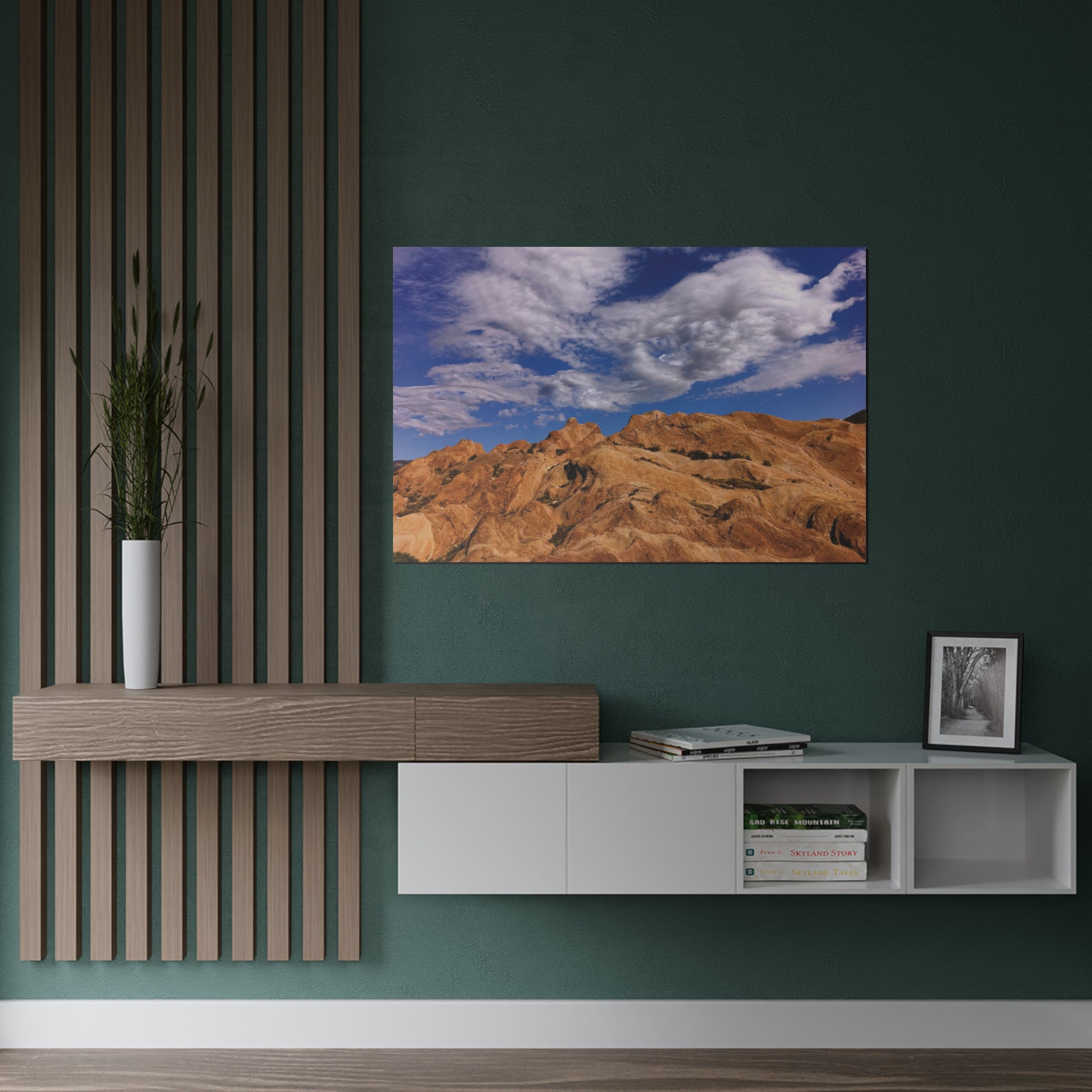 Vasquez Rocks Natural Area Park, Agua Dulce, California Satin Poster (300gsm)