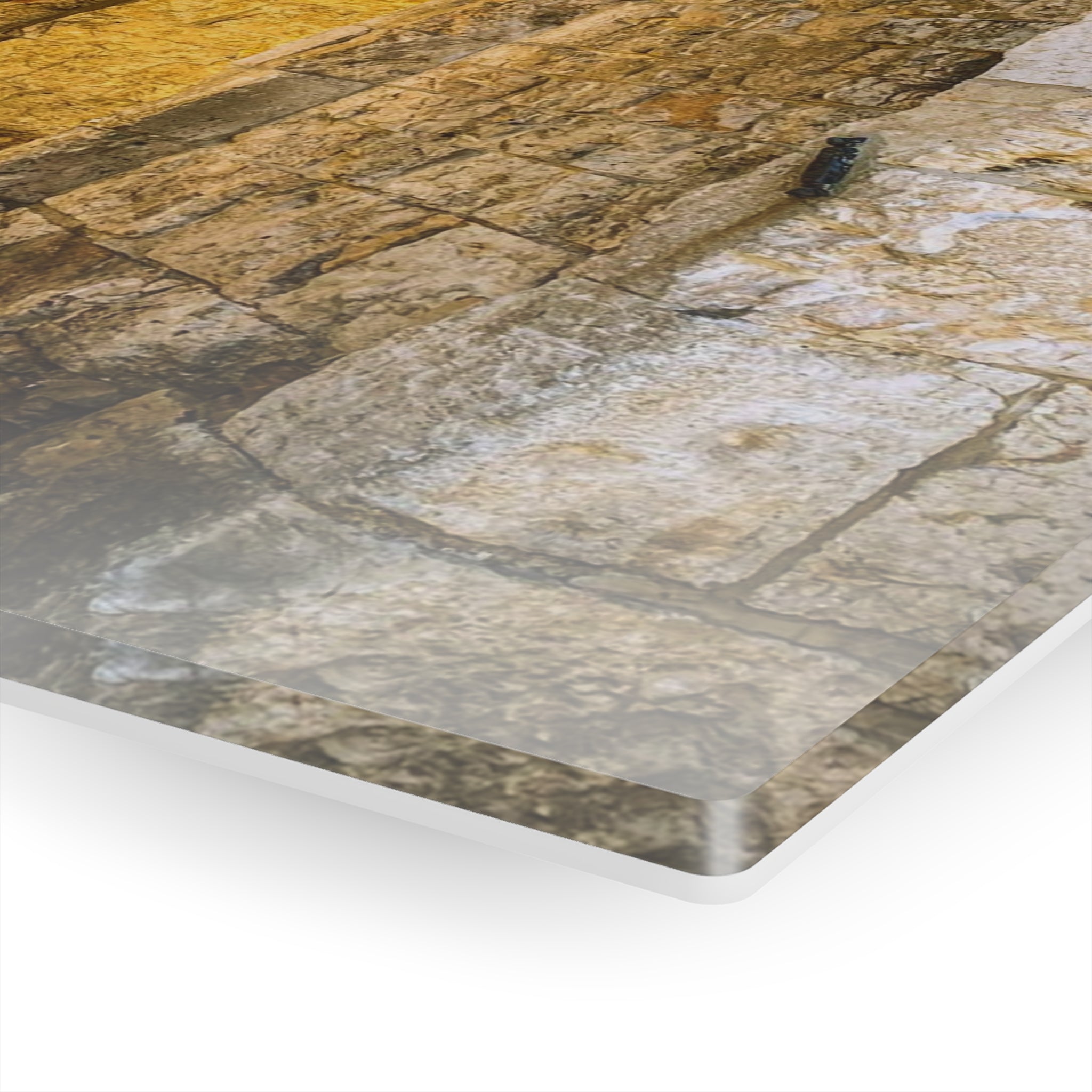 A Gate in the Jerusalem Wall in the Old City - Acrylic Print