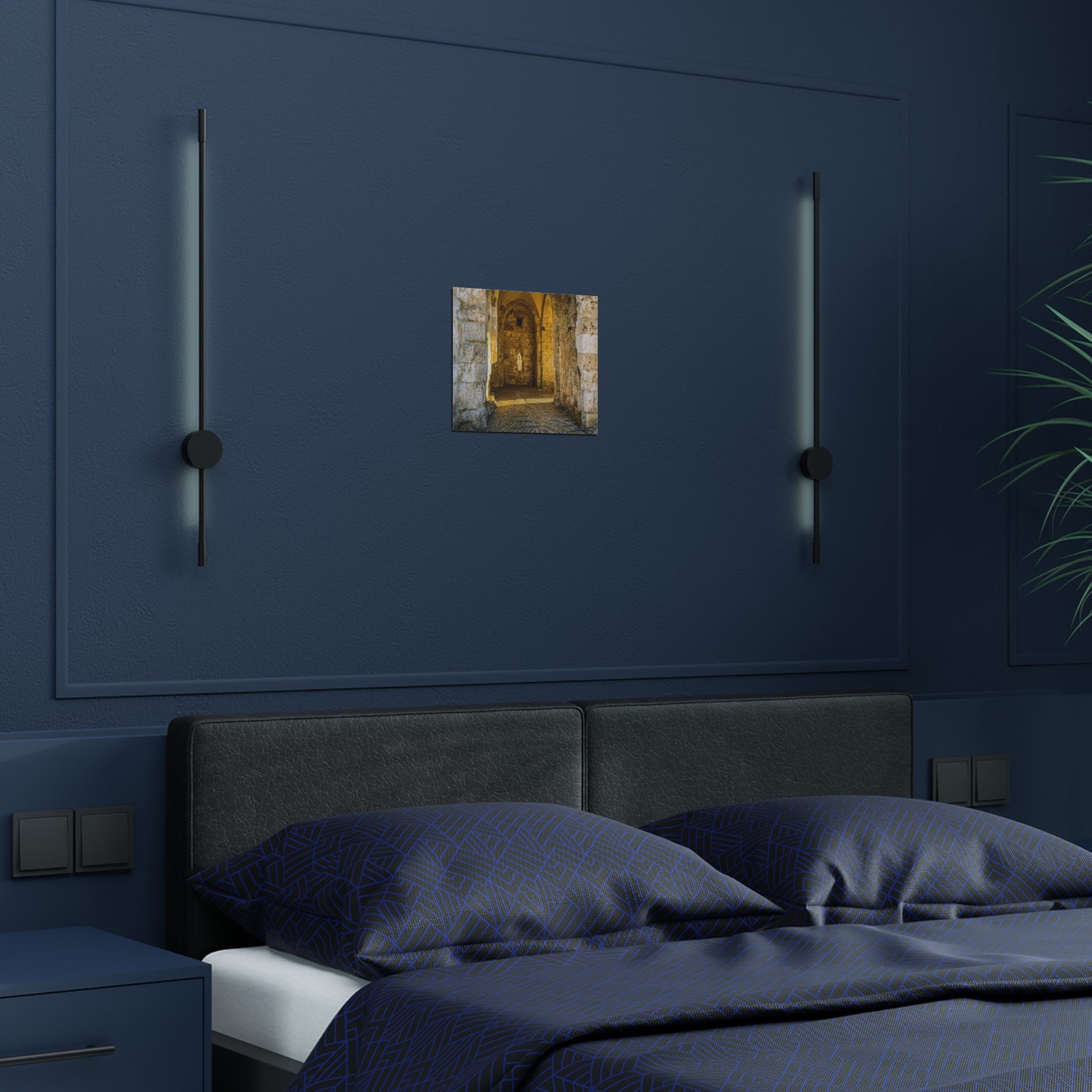 A Gate in the Jerusalem Wall in the Old City Satin Poster (300gsm)