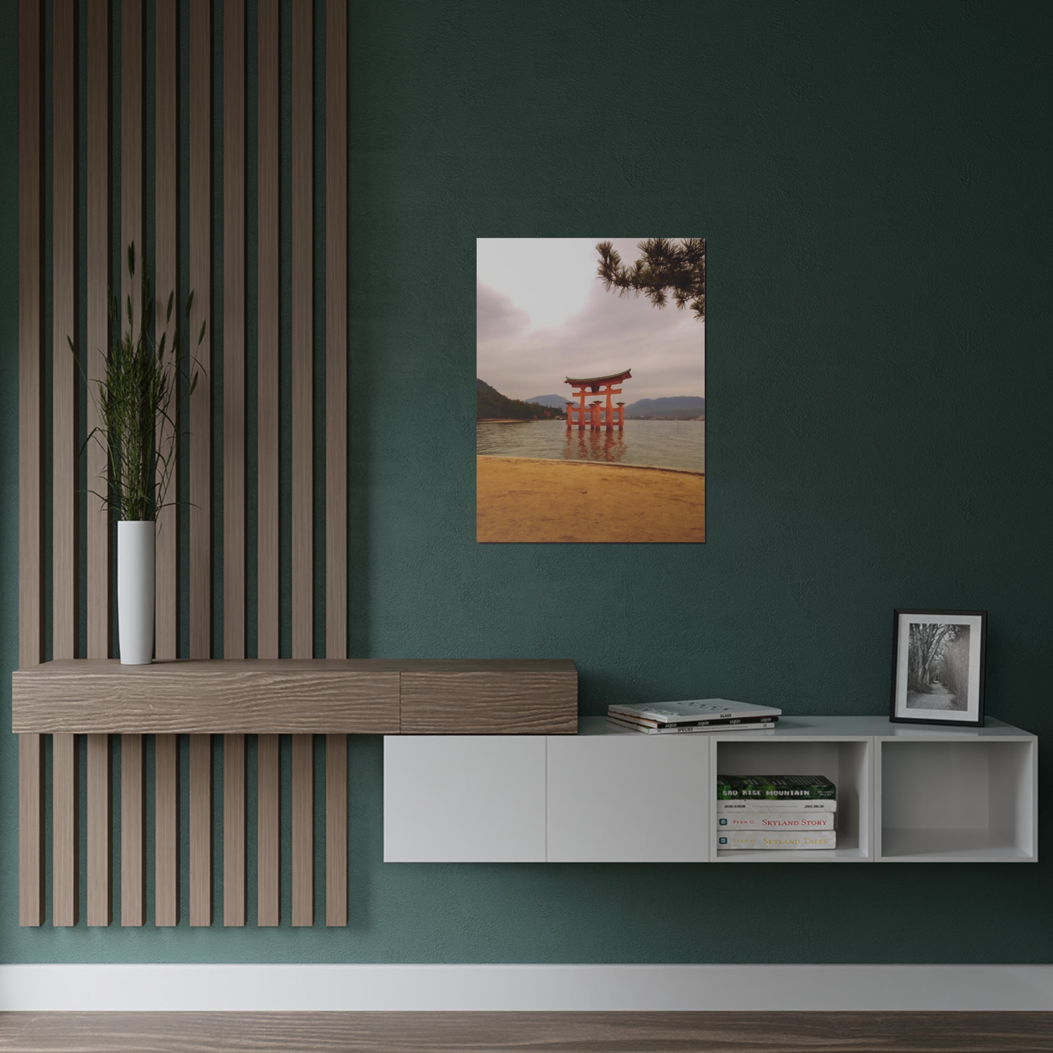 Itsukushima Shinto Shrine on Miyajima, Itsukushima, Hiroshima Prefecture, Japan - Satin Poster (300gsm)