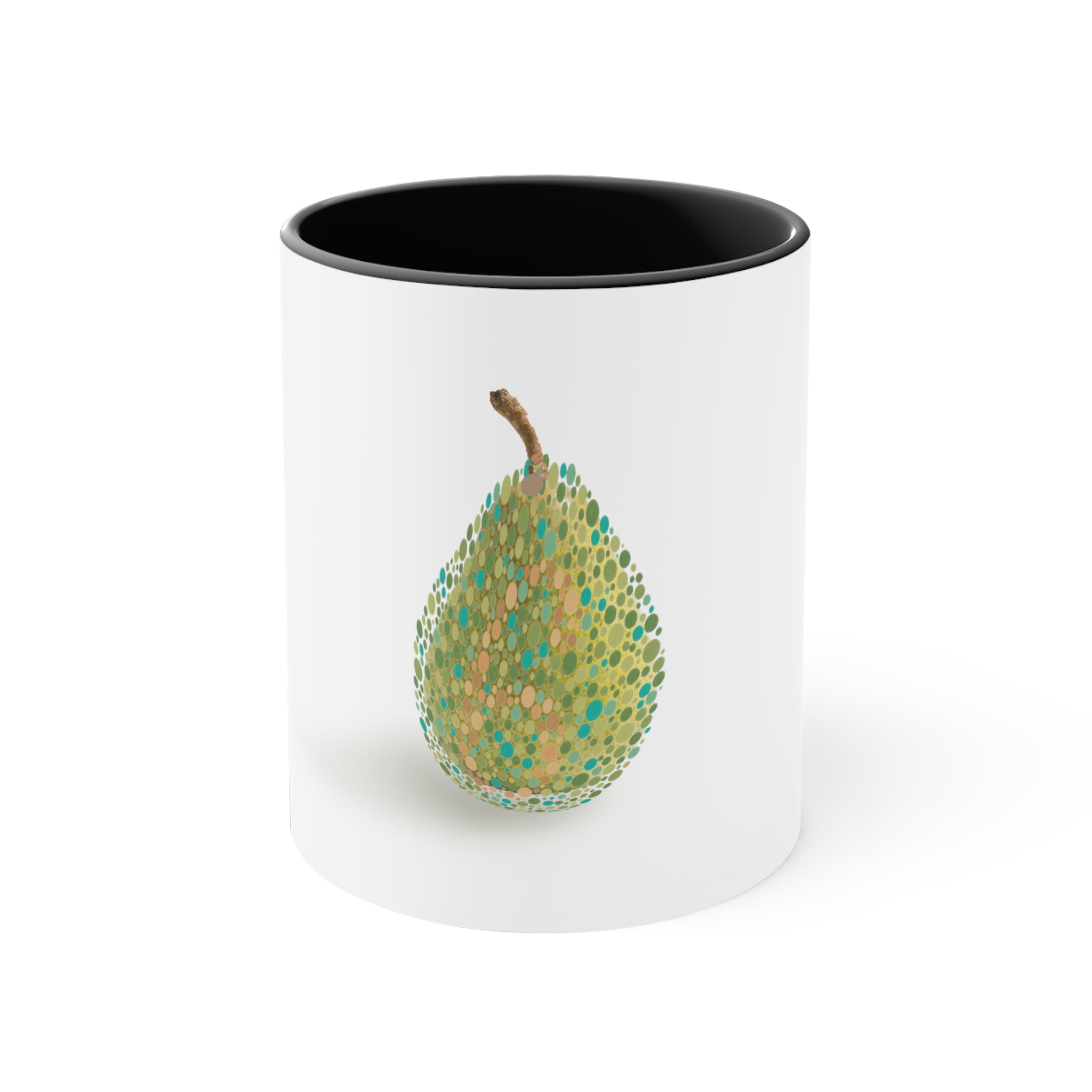 Ishihara Pear Fruit Abstract Artwork Accent Coffee Mug, 11oz