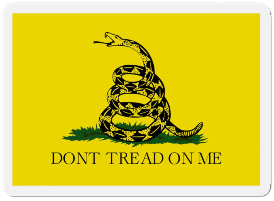 Gadsden Flag "Dont Tread on Me" Die-Cut Magnets