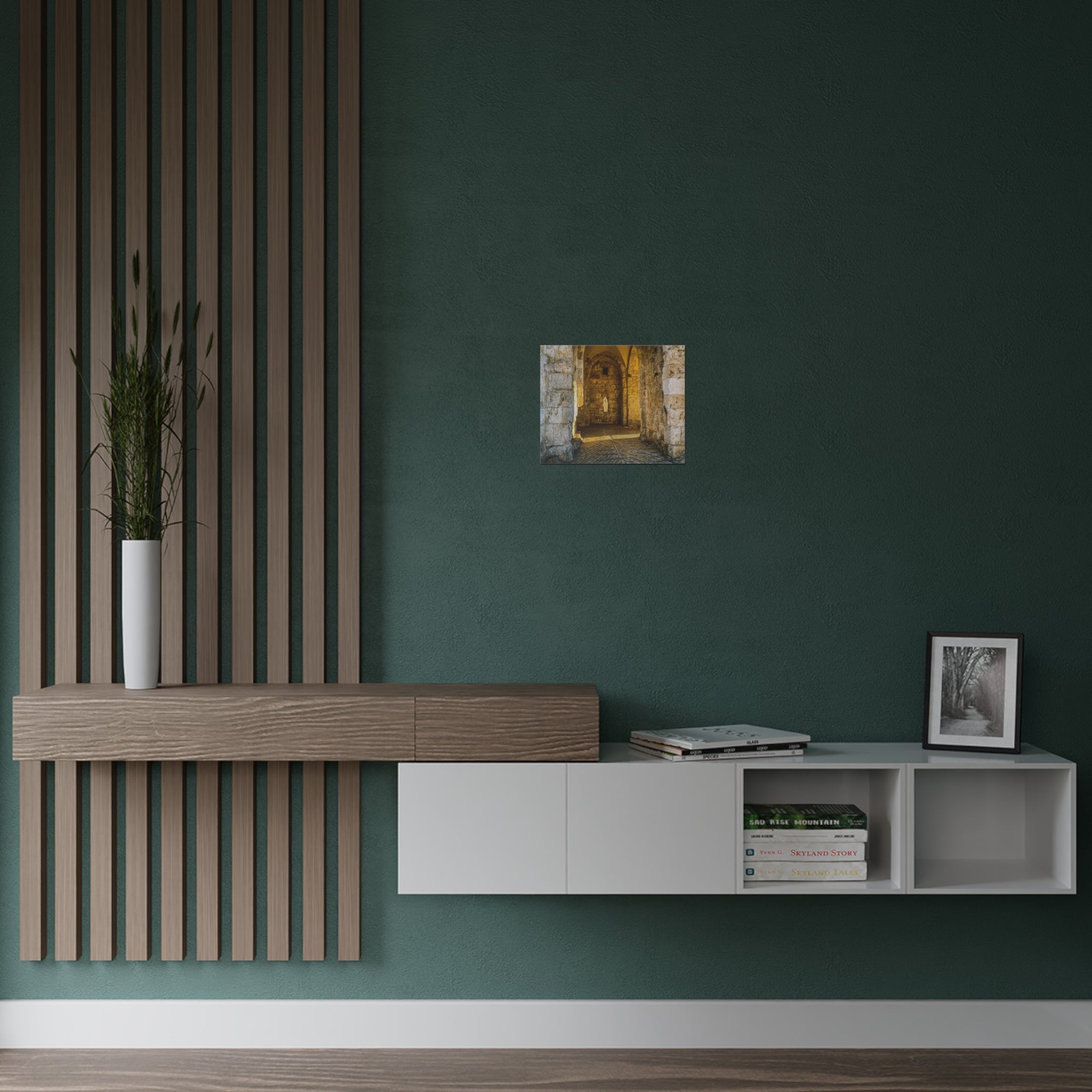 A Gate in the Jerusalem Wall in the Old City Satin Poster (300gsm)