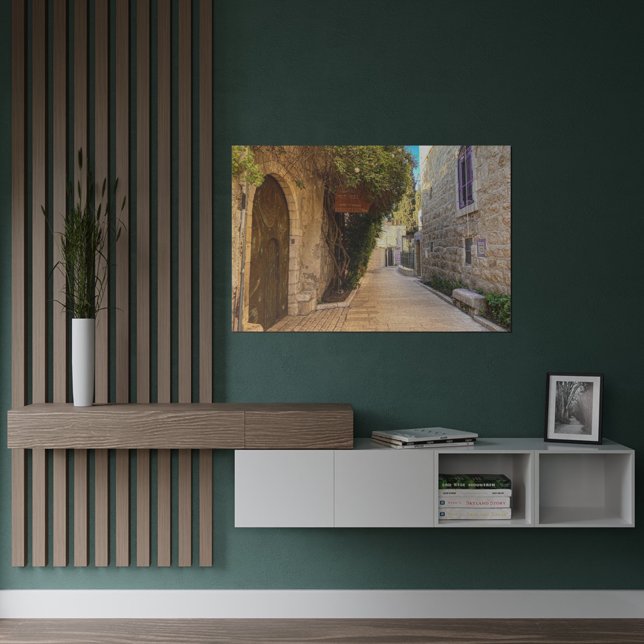 Old Jerusalem Alley at Sunlight Photograph Print