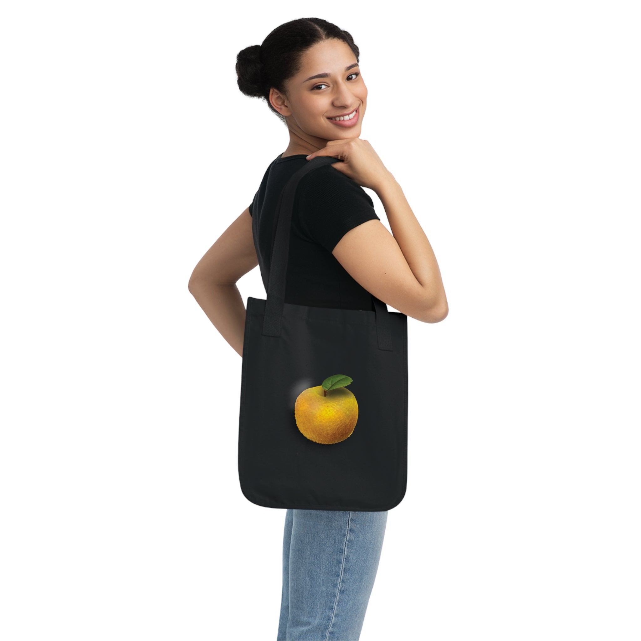 The Adam and Eve Apple: Original Sin Series Canvas Tote Bag