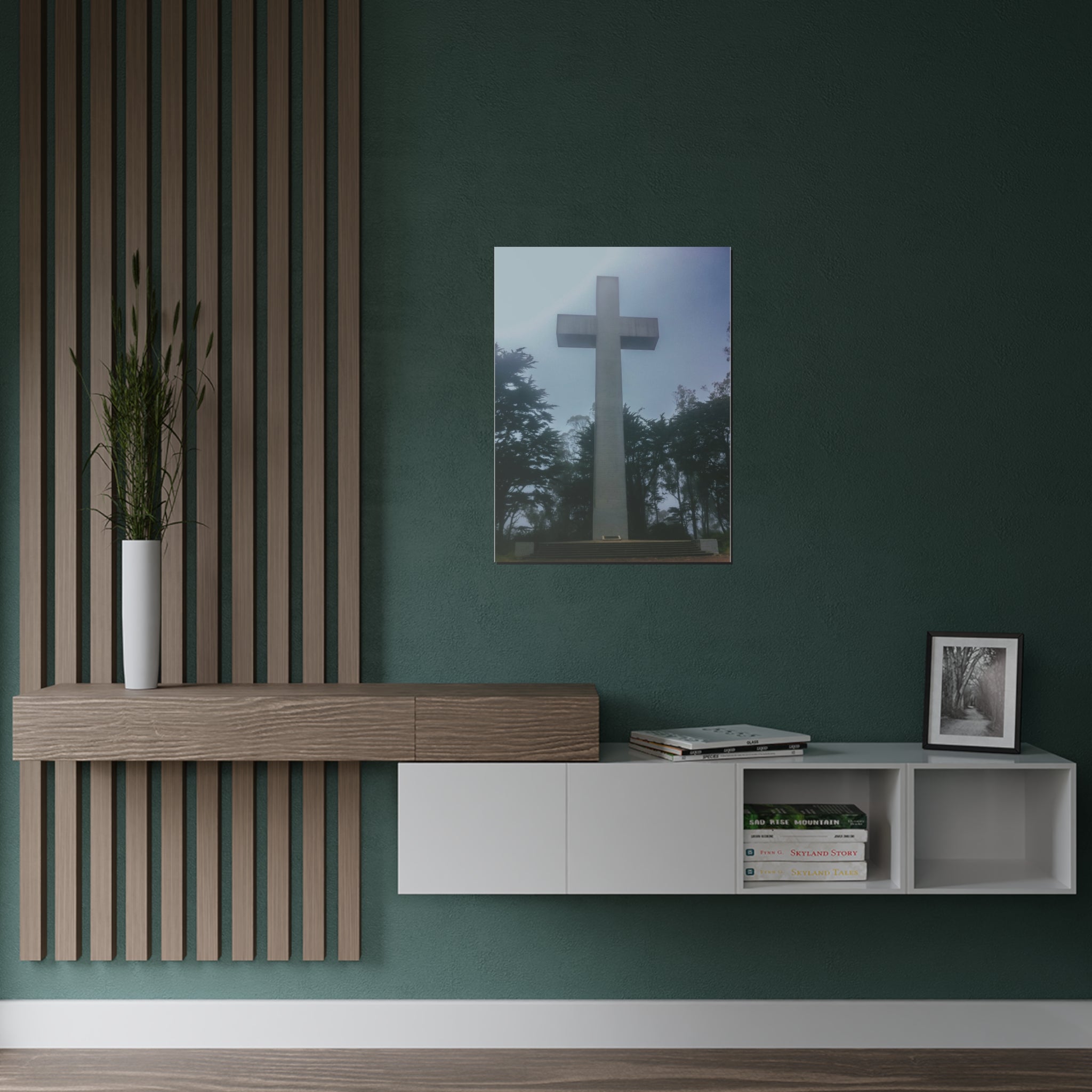 The Cross Atop Mount Davidson, San Francisco, California - Satin Poster (300gsm)