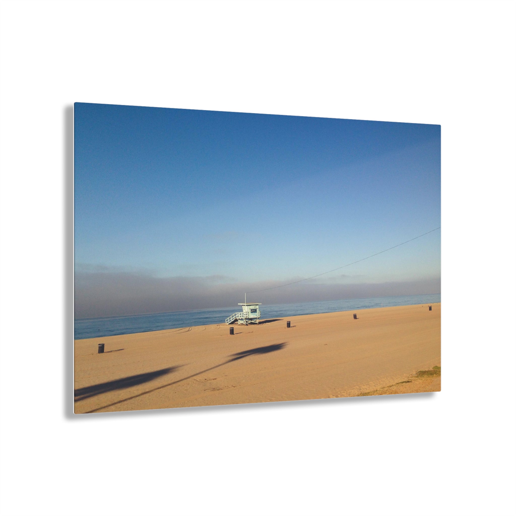Early Morning at Will Rogers Beach, Santa Monica, California - Acrylic Print