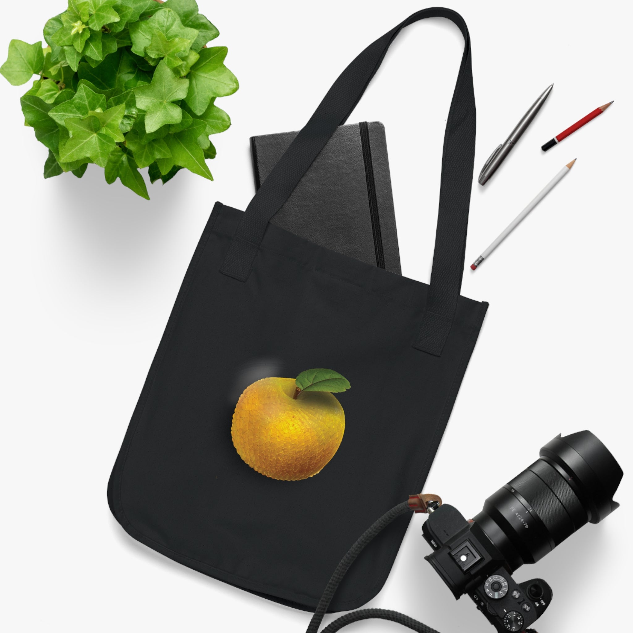 The Adam and Eve Apple: Original Sin Series Canvas Tote Bag