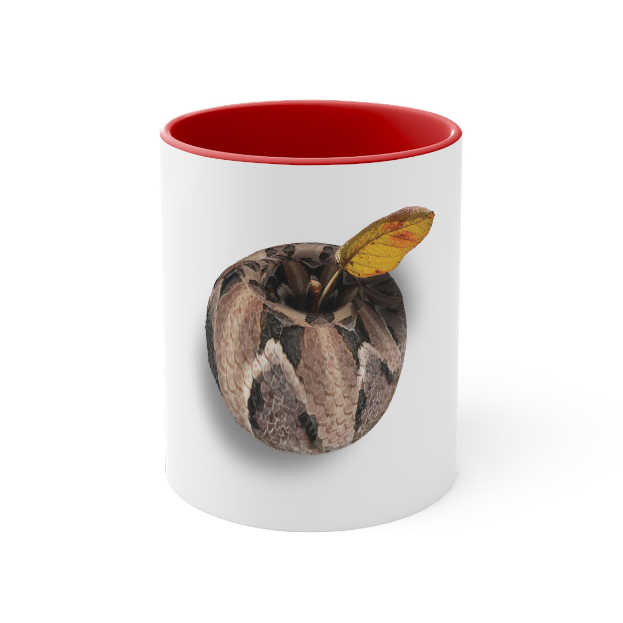 The Adam and Eve Apple: Original Sin Series Accent Coffee Mug, 11oz