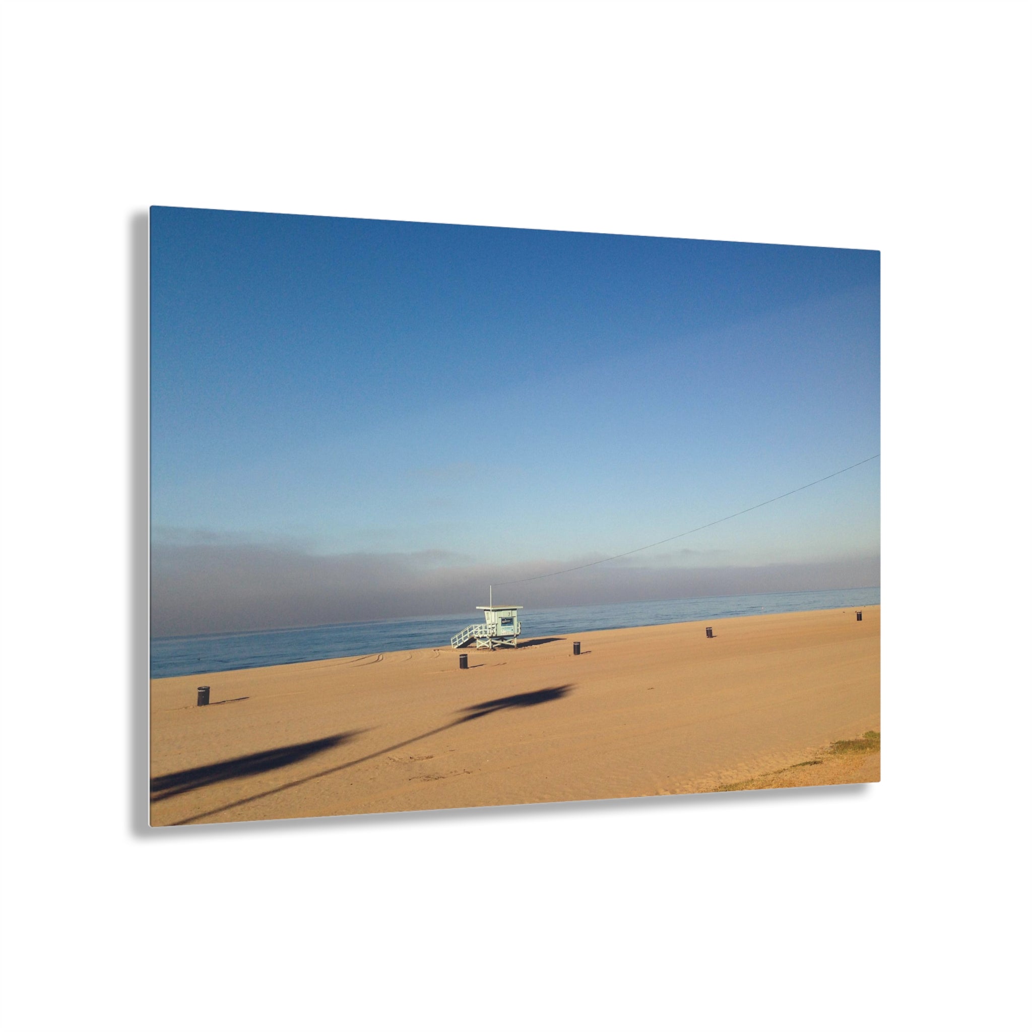 Early Morning at Will Rogers Beach, Santa Monica, California - Acrylic Print