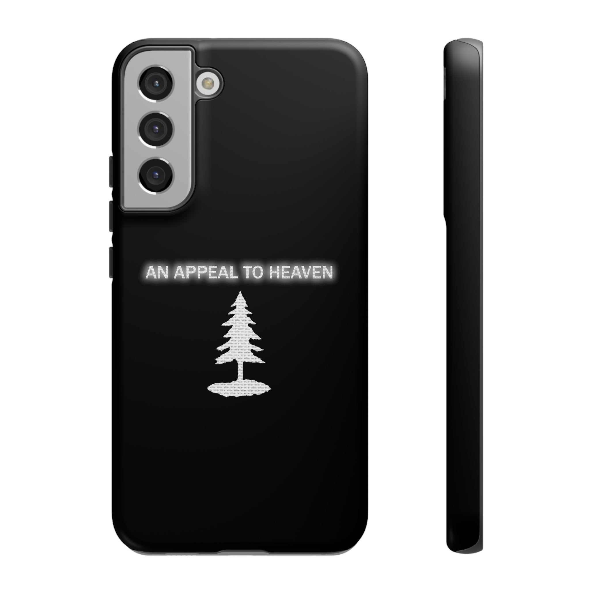 An Appeal To Heaven Flag Tough Cases Black & White