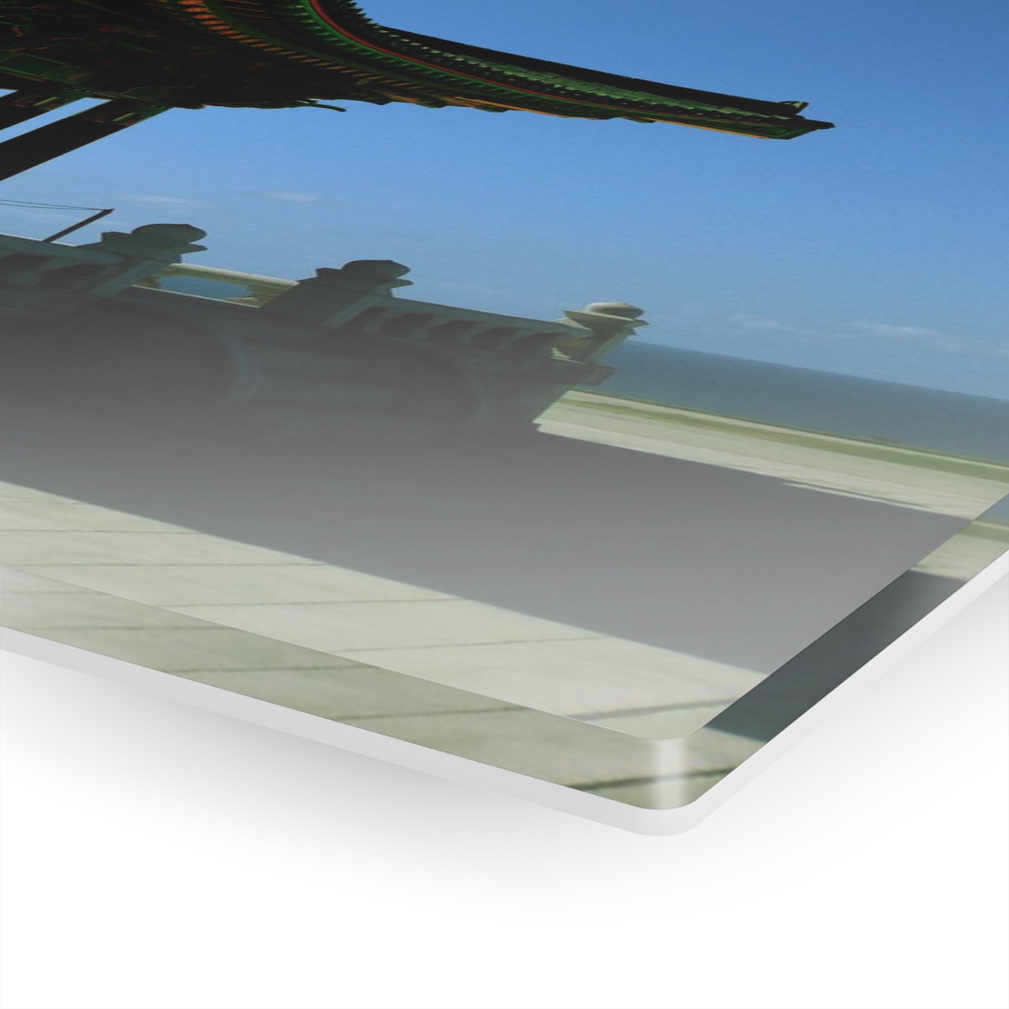 The Korean Bell of Friendship in Angel's Gate Park, San Pedro, Los Angeles, California - Acrylic Print