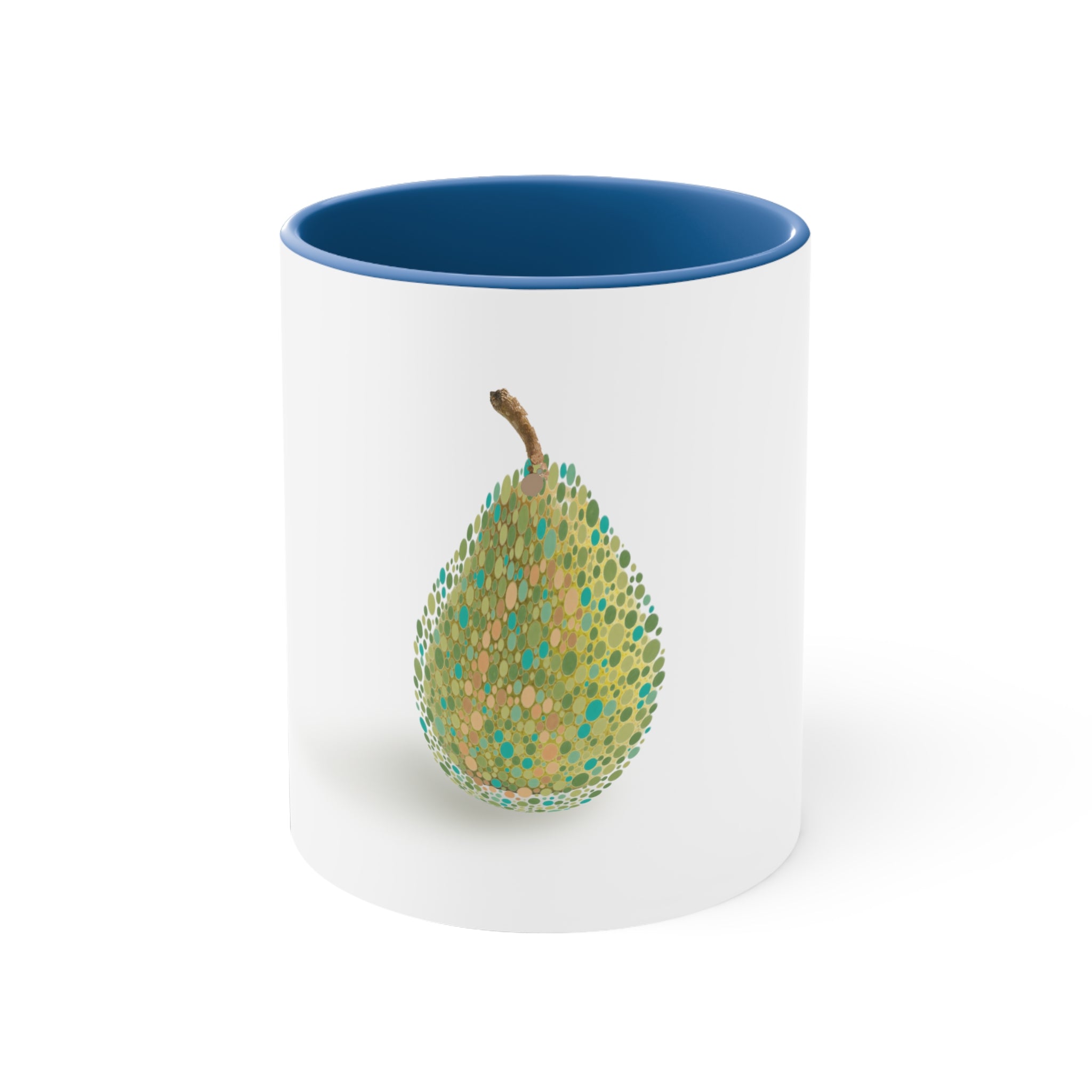 Ishihara Pear Fruit Abstract Artwork Accent Coffee Mug, 11oz