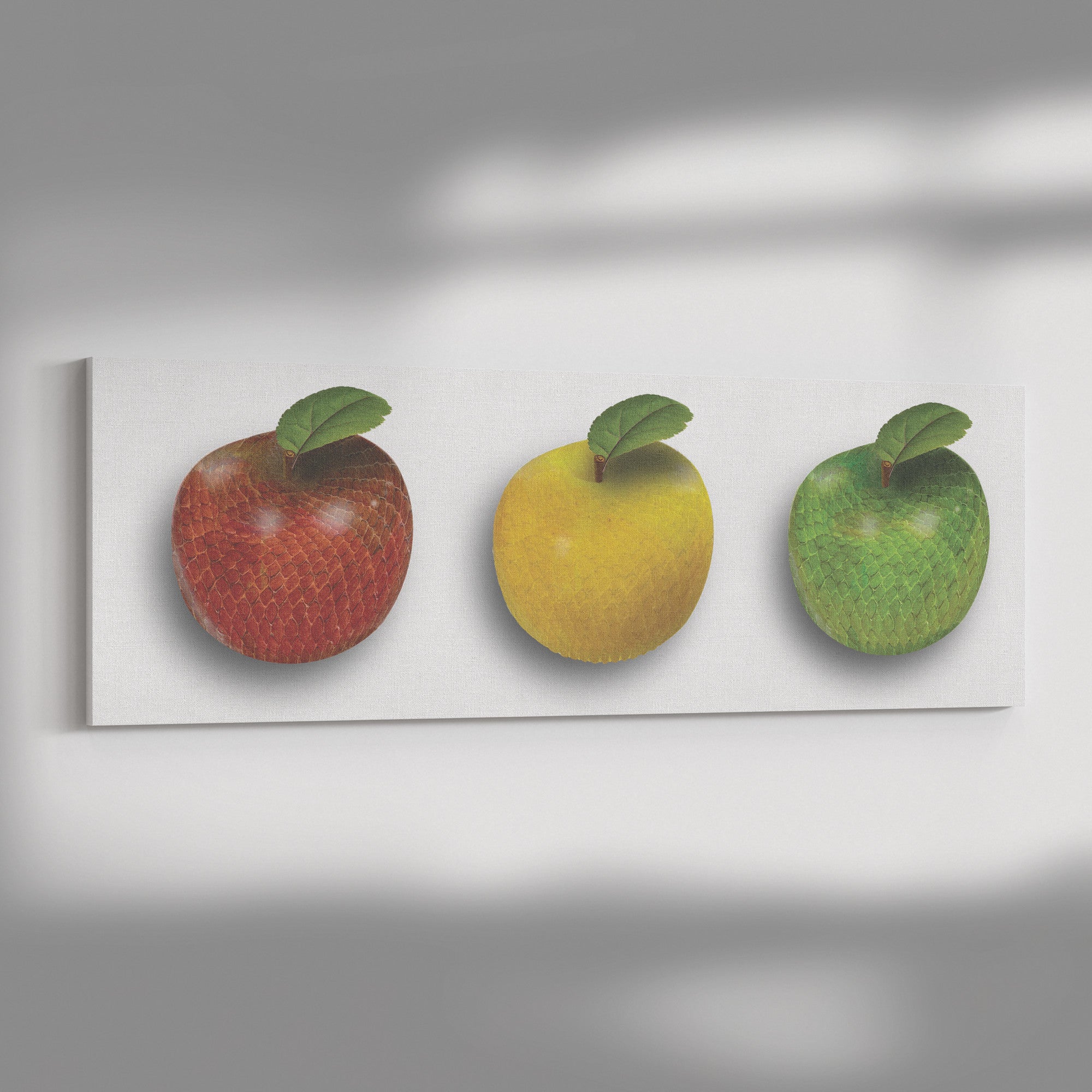 The Adam and Eve Apple: Original Sin Series Canvas Print