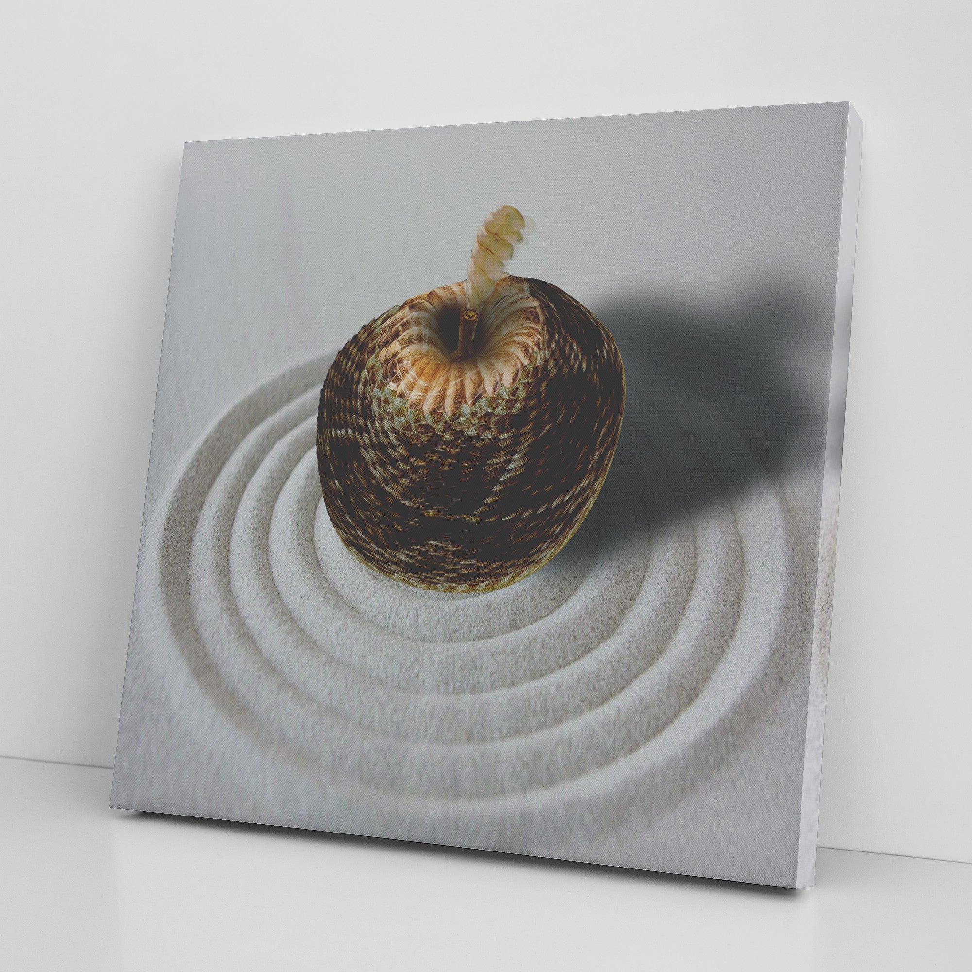 The Adam and Eve Apple: Original Sin Series Canvas Print