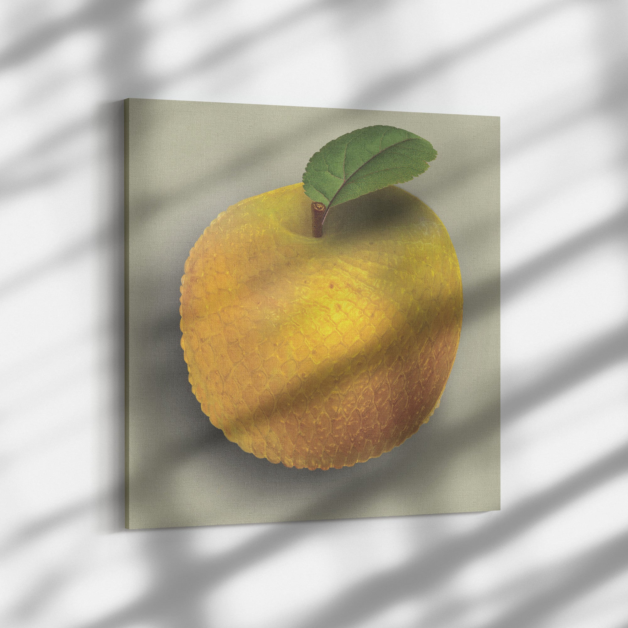 The Adam and Eve Apple: Original Sin Series Canvas Print