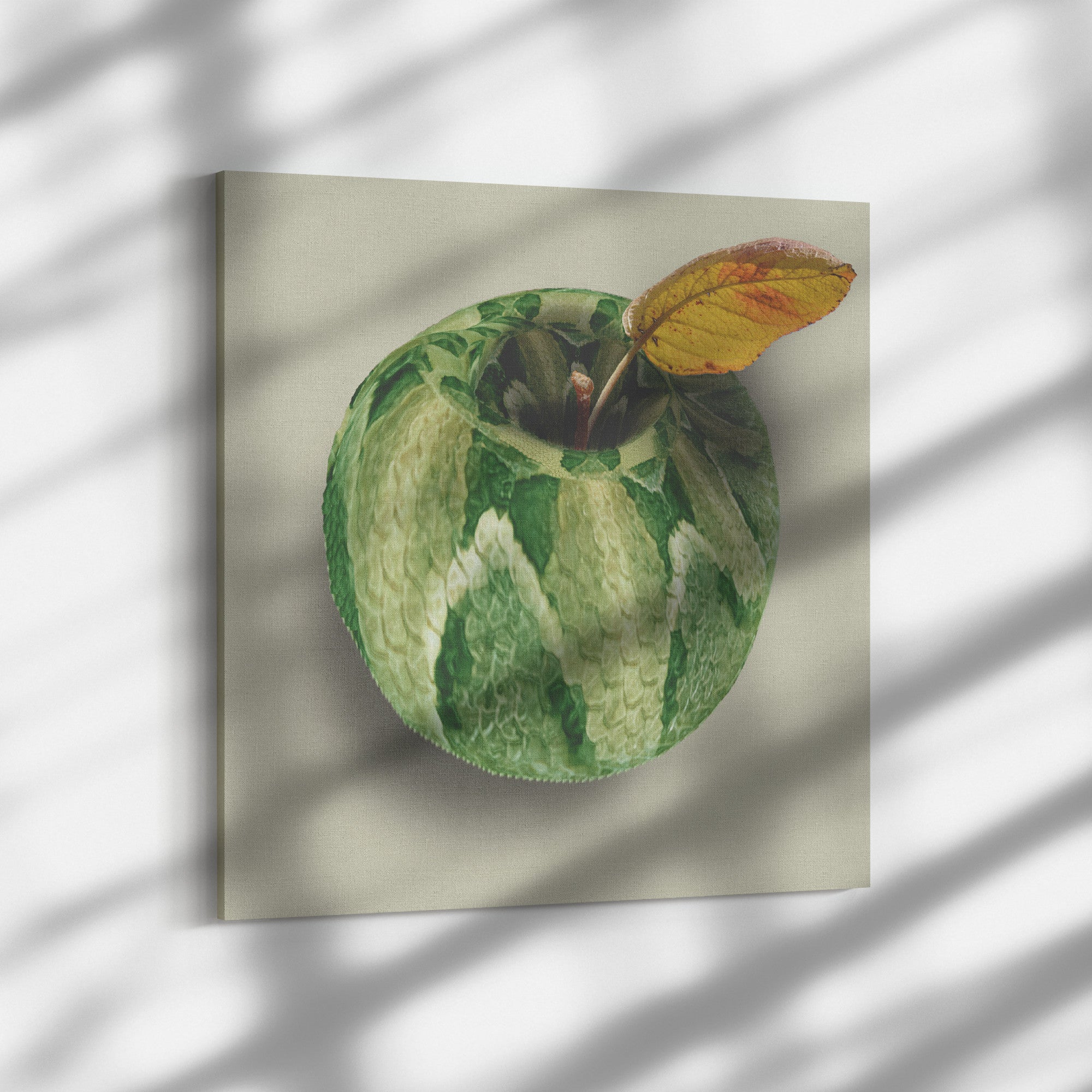 The Adam and Eve Apple: Original Sin Series Canvas Print