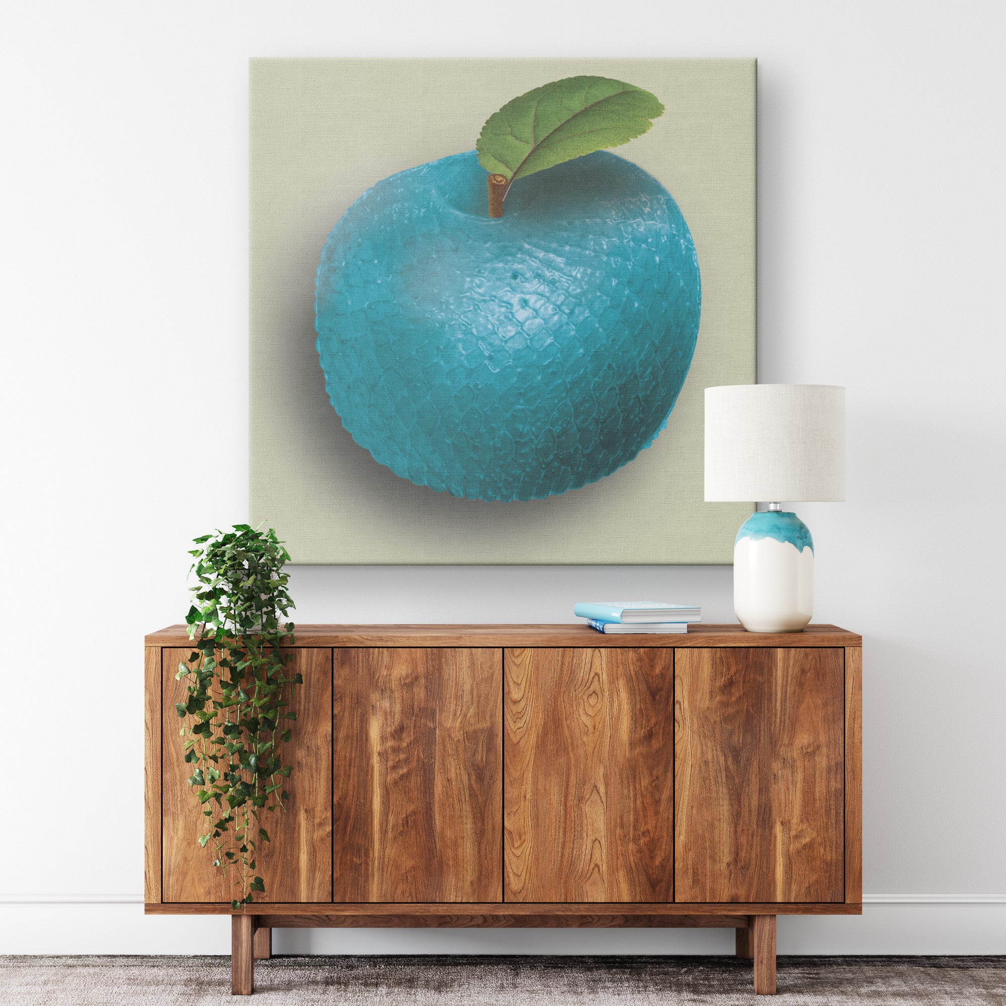 The Adam and Eve Apple: Original Sin Series Canvas Print