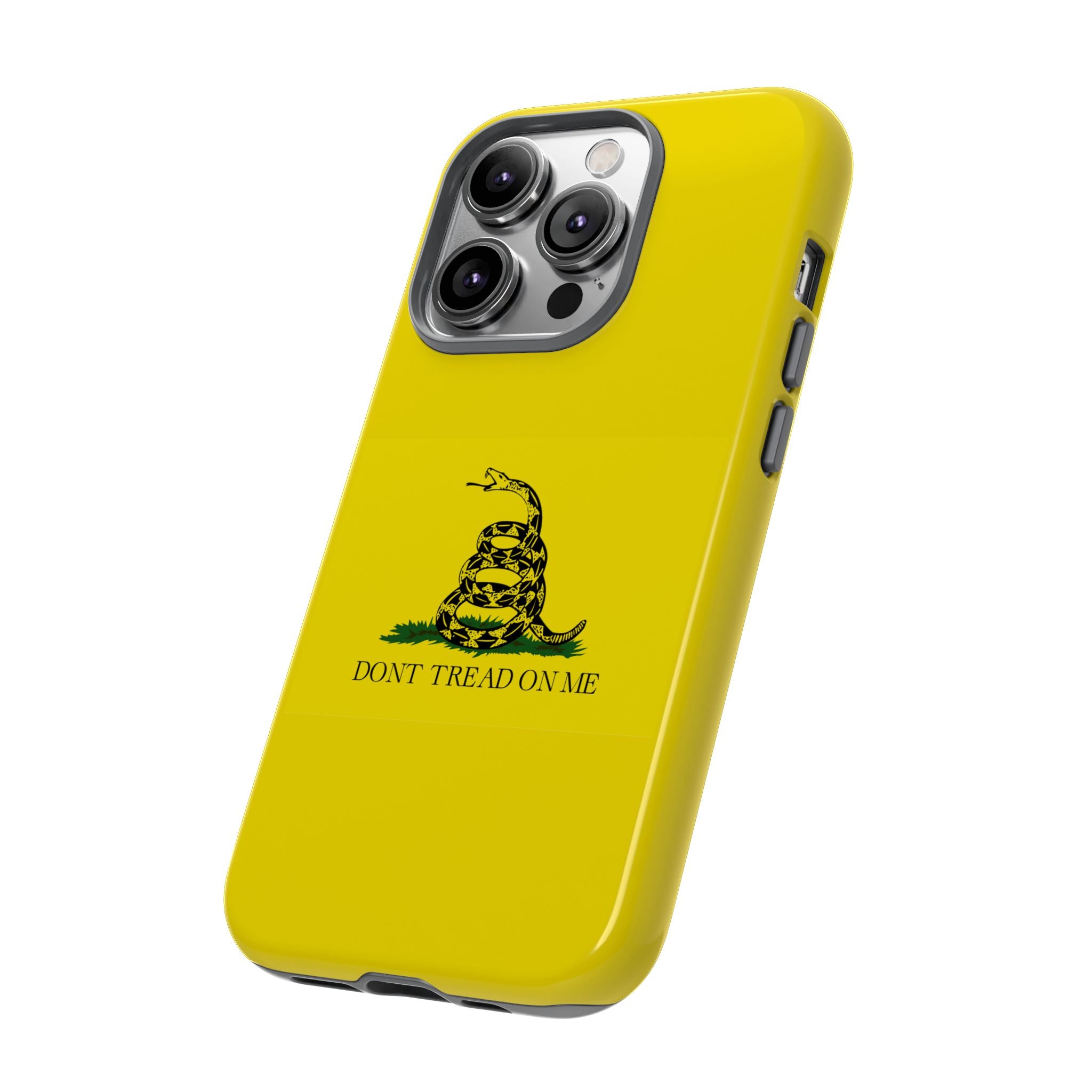 Gadsden flag "Dont Tread on Me" Tough Yellow Cases