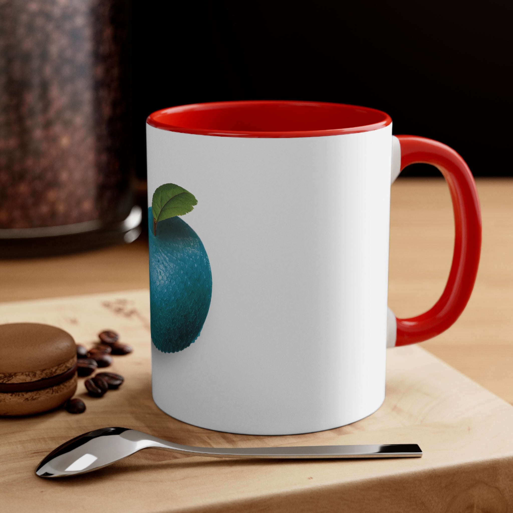 The Adam and Eve Apple: Original Sin Series Accent Coffee Mug, 11oz