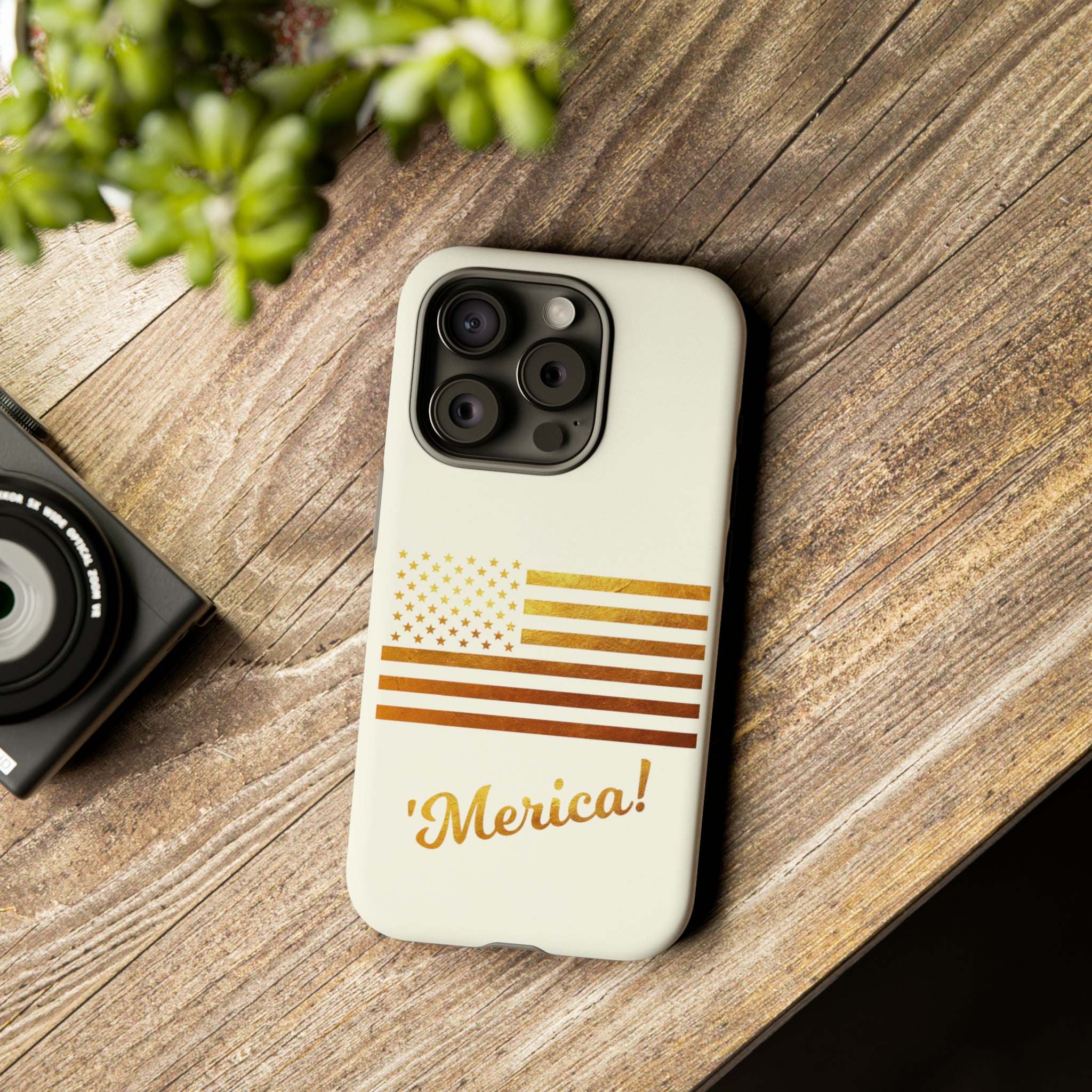 The Ultimate 'Merica and American Flag in Gold Leaf Limited Edition Tough Cases