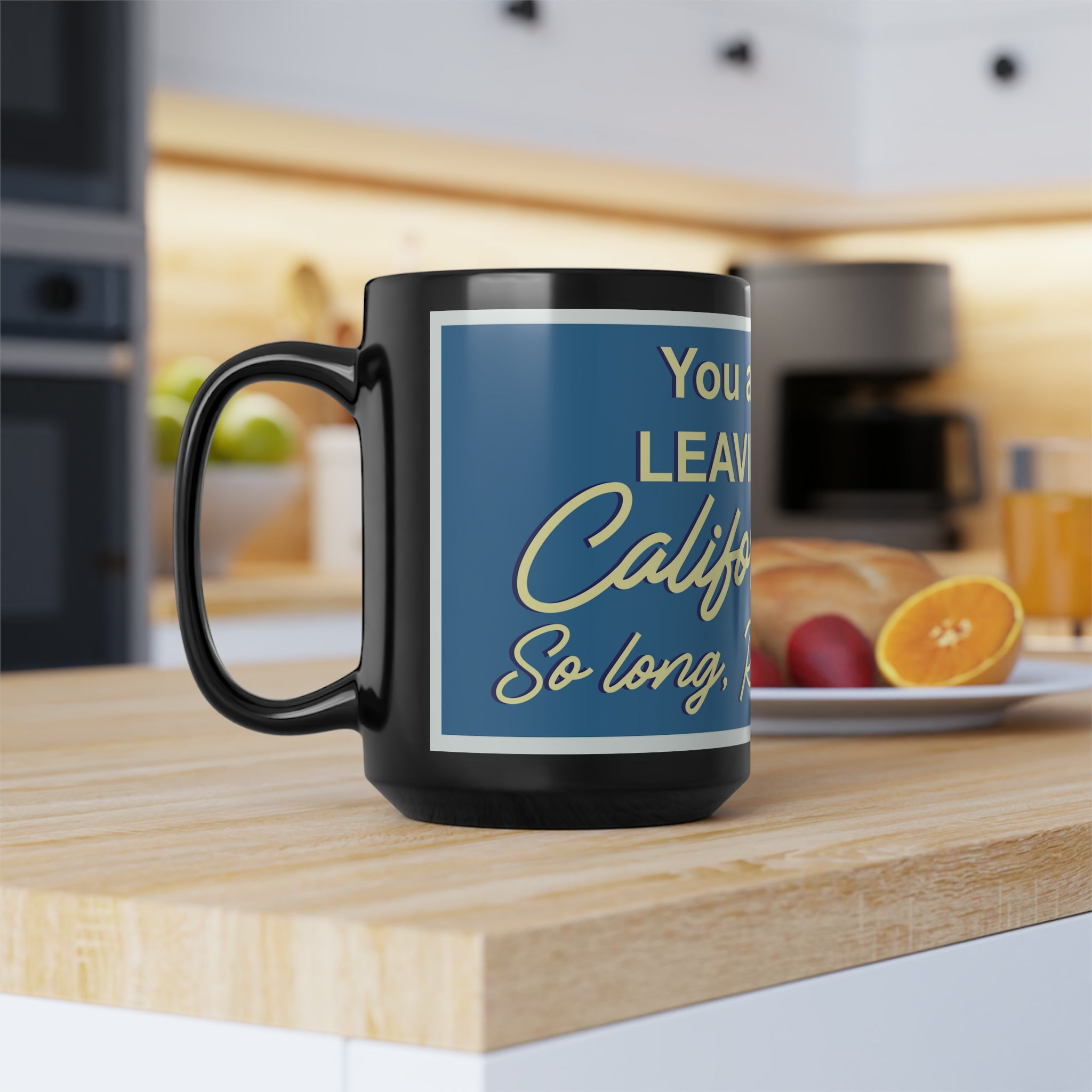 Funny California Exodus Accent Coffee Mug, 15oz