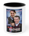 Justin Trudeau & Gavin Newsom Are Step Brothers Accent Coffee Mug, 11oz