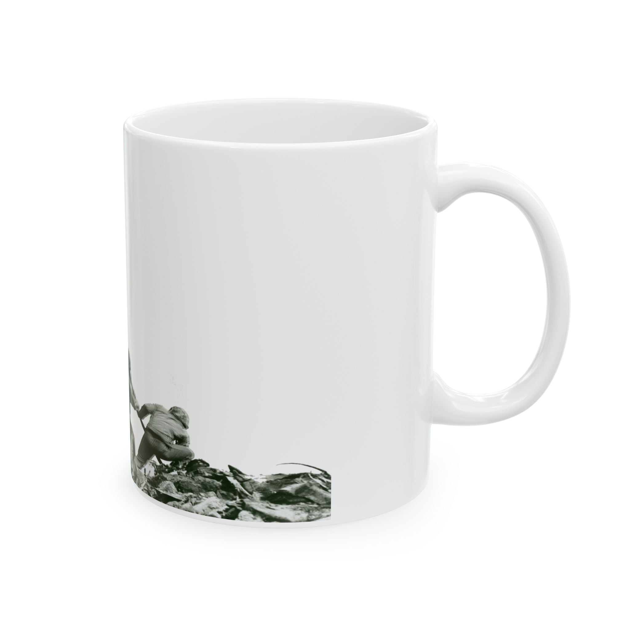 Iwo Jima Memorial Ceramic Mug, (11oz, 15oz)