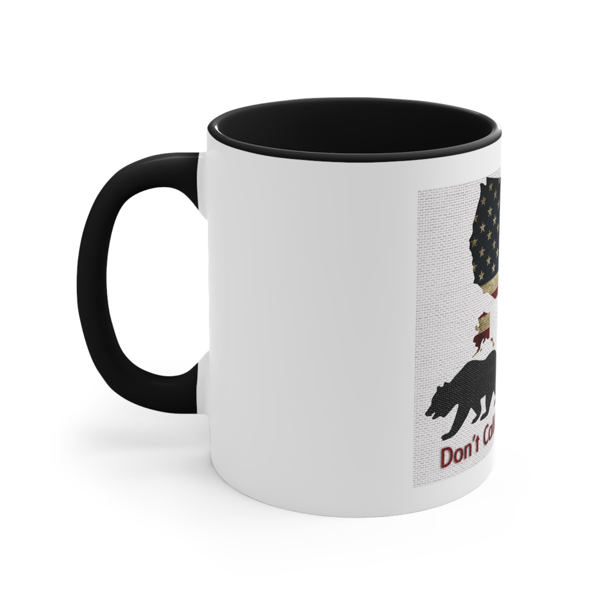 Don't Californicate America Accent Coffee Mug, 11oz