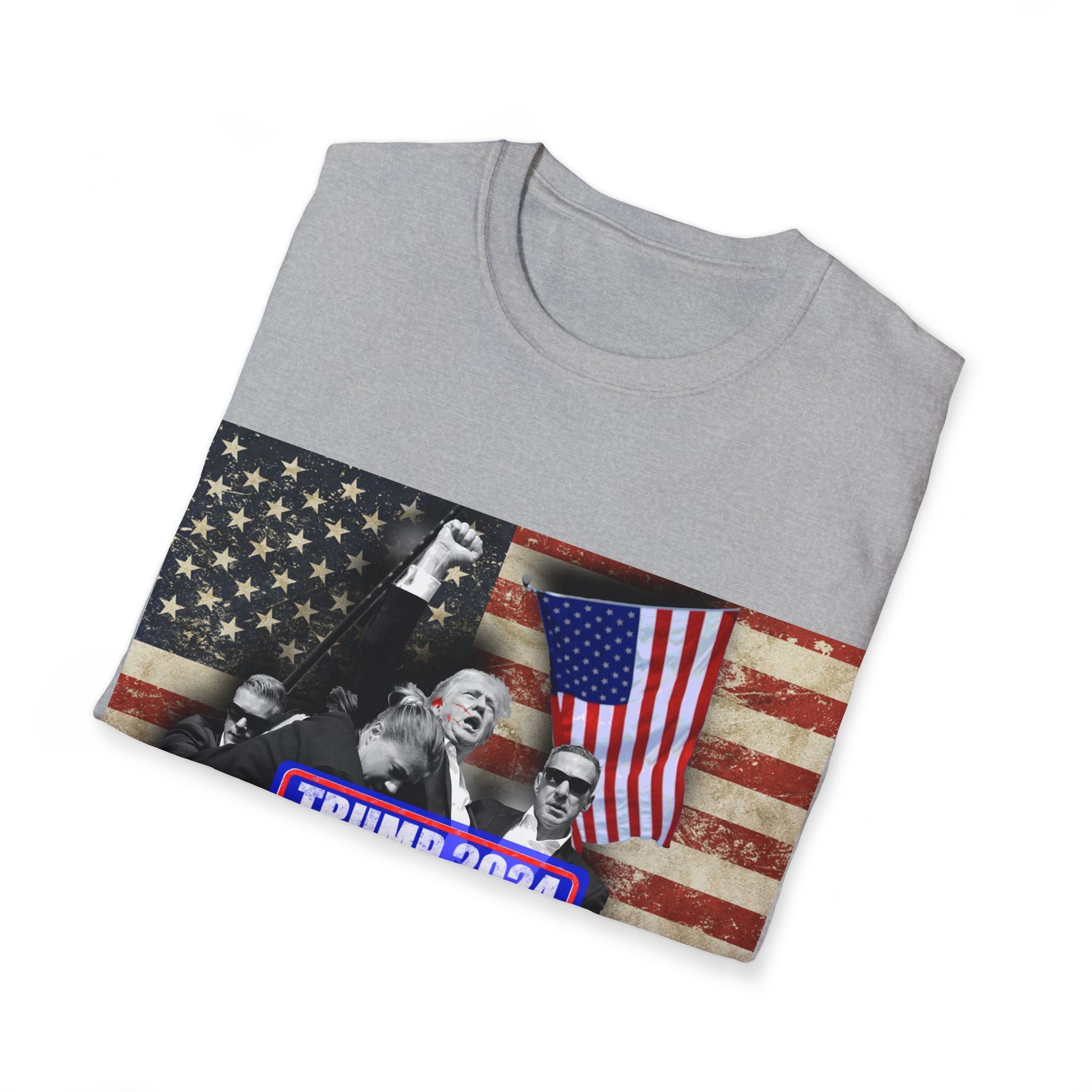 Trump 2024 "Fight!" T-Shirt – Commemorate July 13th, 2024 with a Patriotic Message