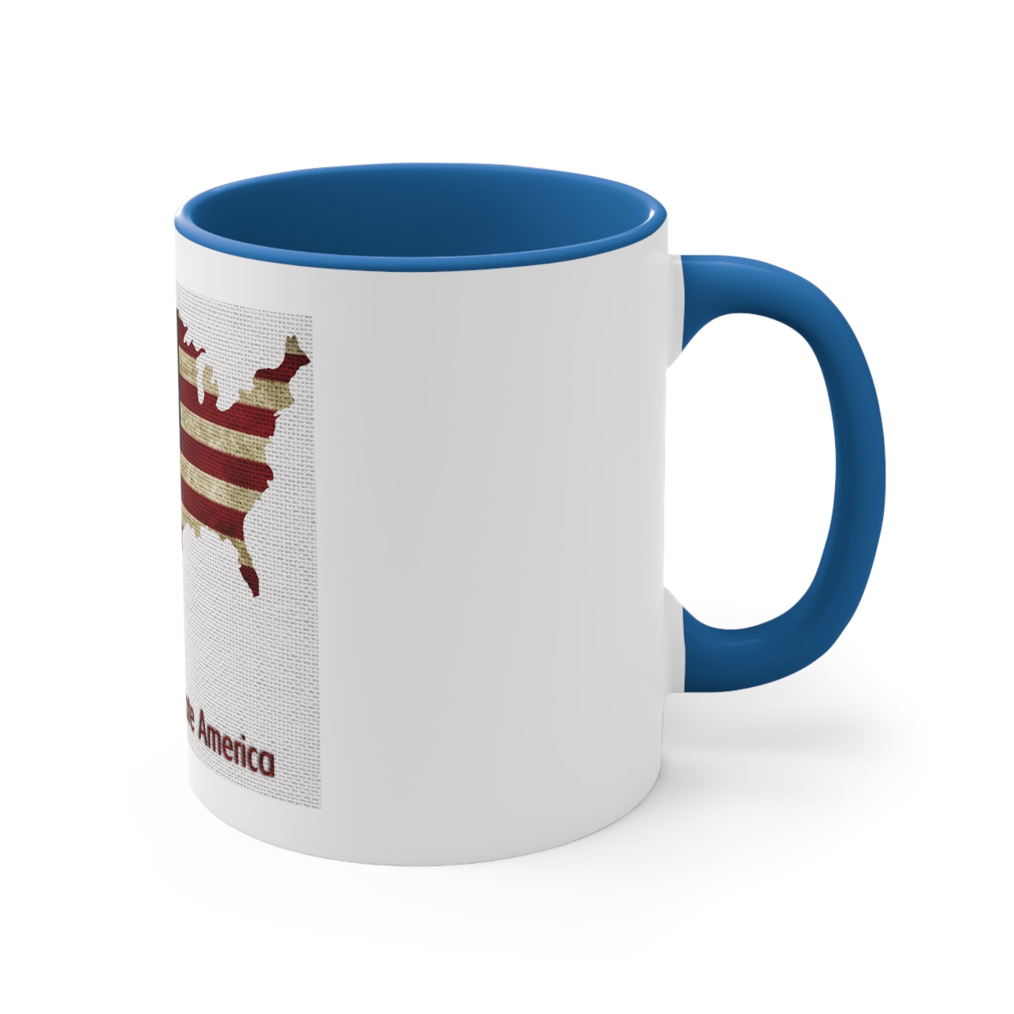 Don't Californicate America Accent Coffee Mug, 11oz