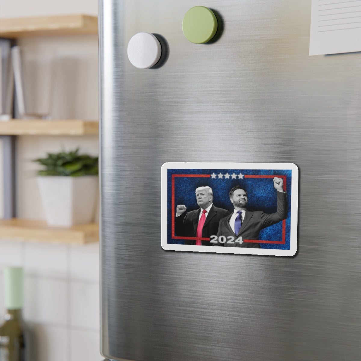 Trump Vance Make America Great Again Portrait! 2024 Die-Cut Magnets