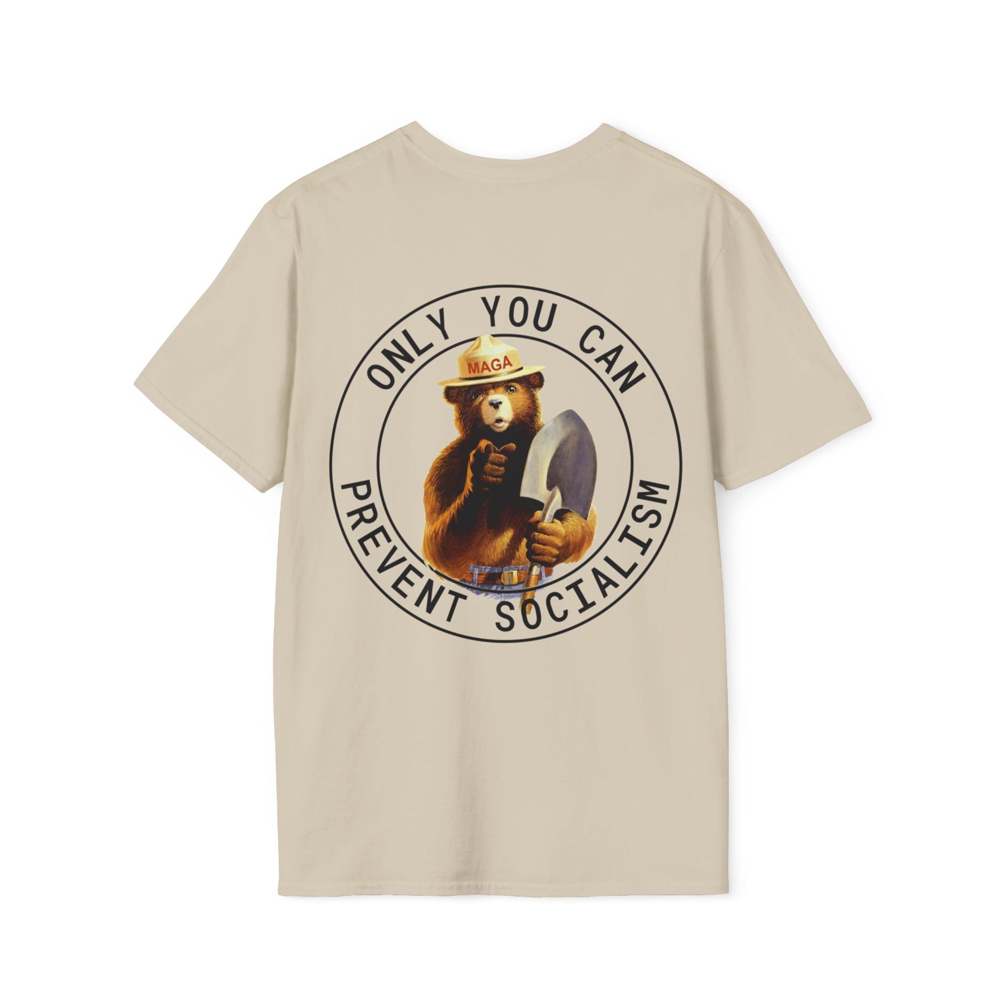 Smokey Bear Only You Can Prevent Socialism MAGA T Shirt