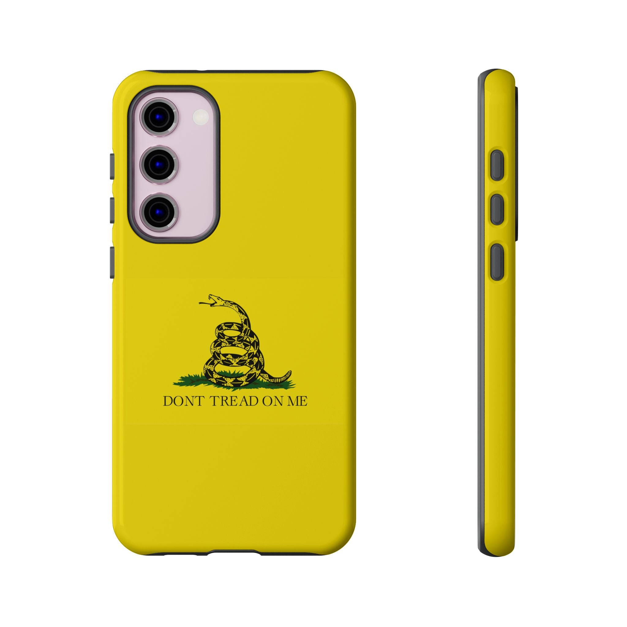 Gadsden flag "Dont Tread on Me" Tough Yellow Cases