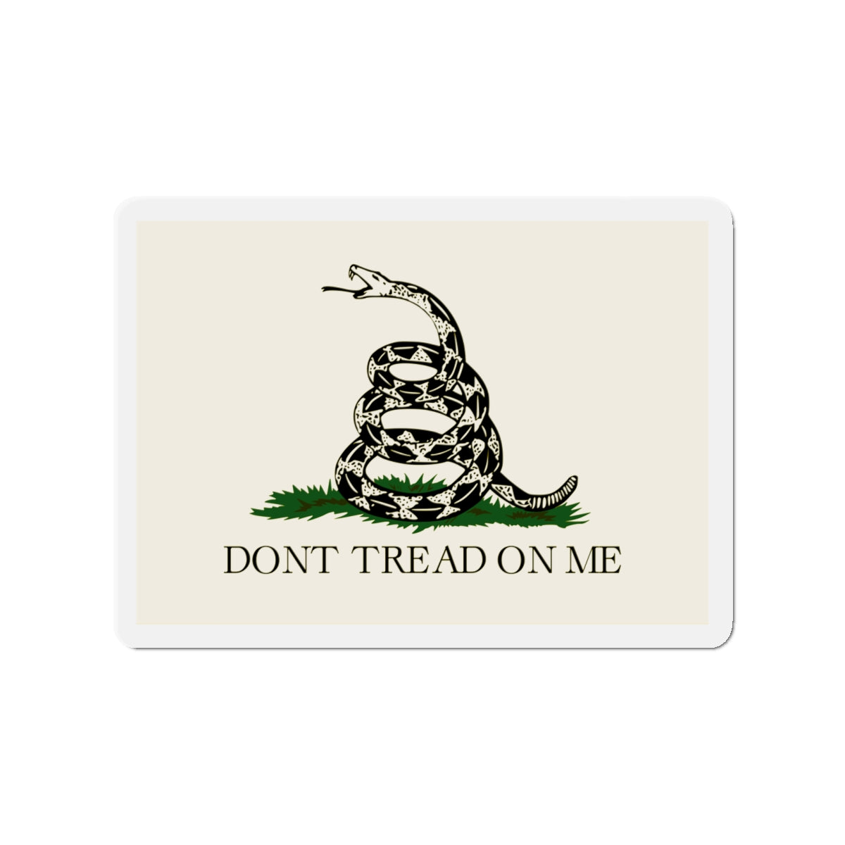 Gadsden Flag "Dont Tread on Me" Die-Cut Magnets