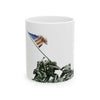 Iwo Jima Memorial Ceramic Mug, (11oz, 15oz)