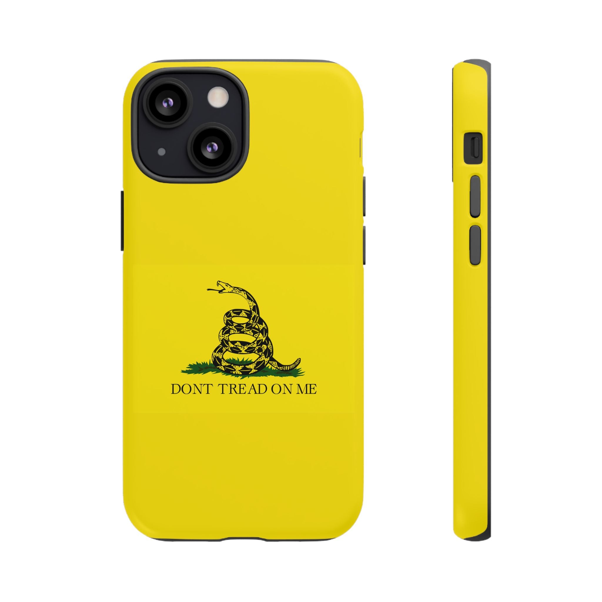 Gadsden flag "Dont Tread on Me" Tough Yellow Cases