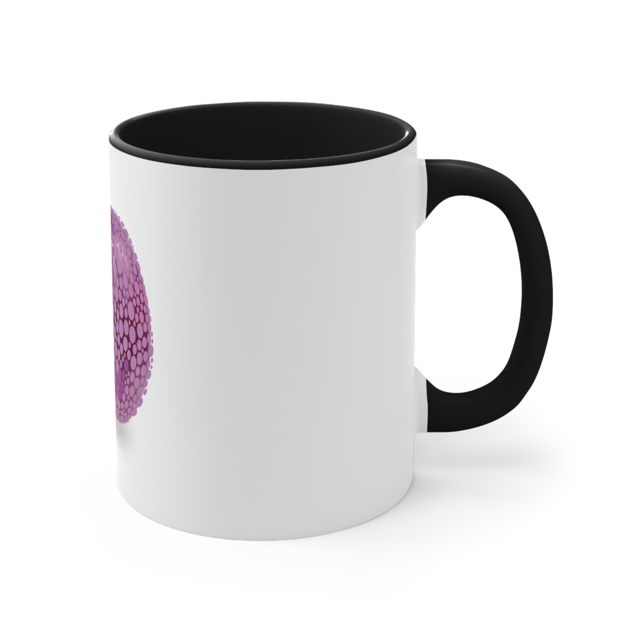 Ishihara Purple Plum Abstract Artwork Accent Coffee Mug, 11oz