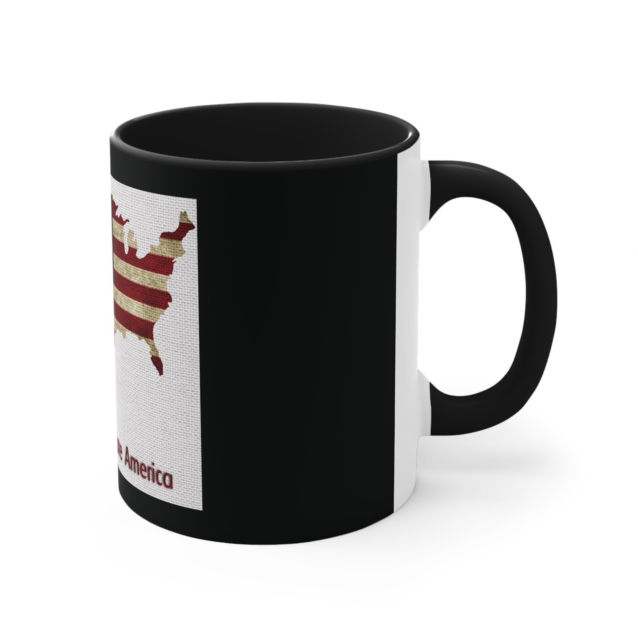 Don't Californicate America Accent Coffee Mug, 11oz