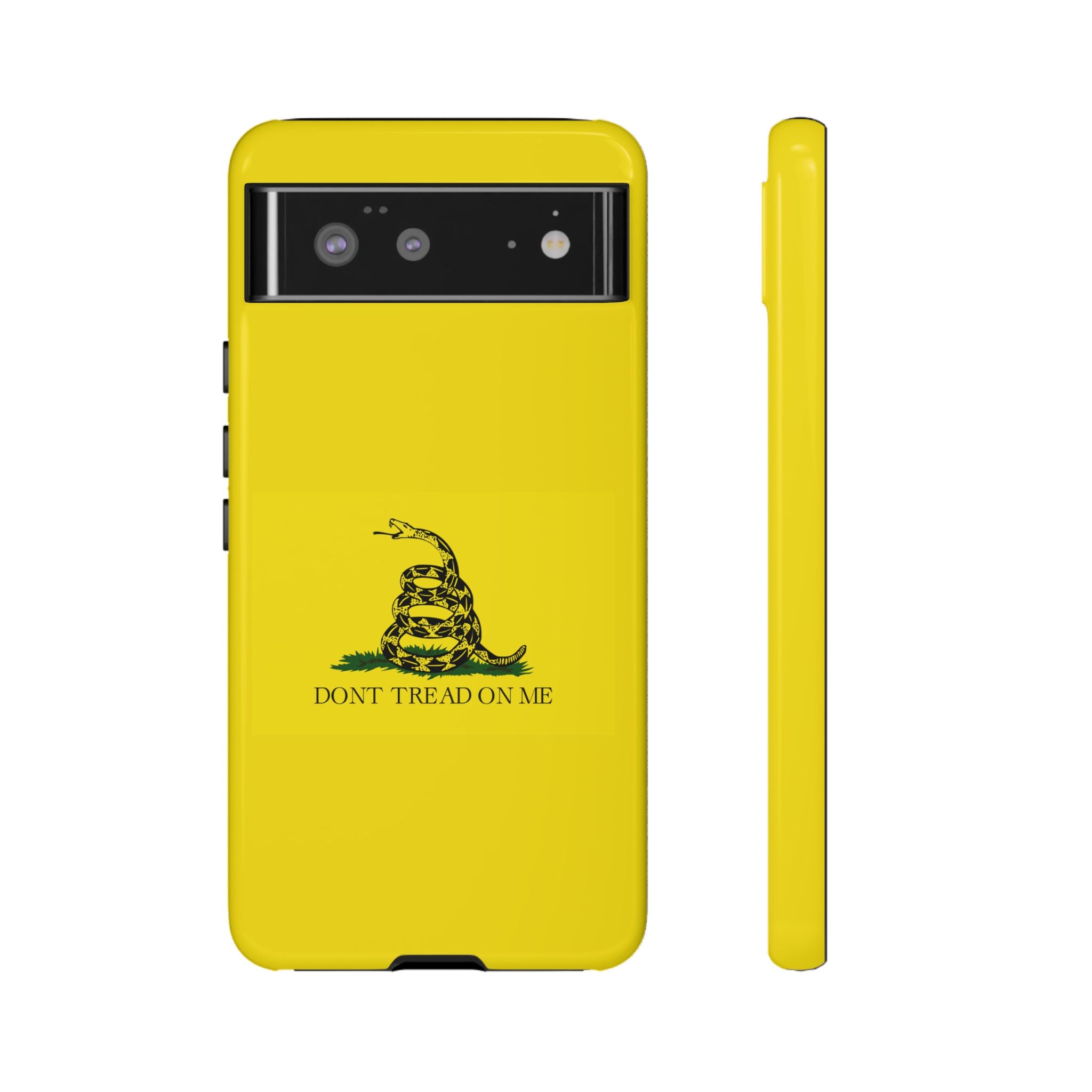 Gadsden flag "Dont Tread on Me" Tough Yellow Cases