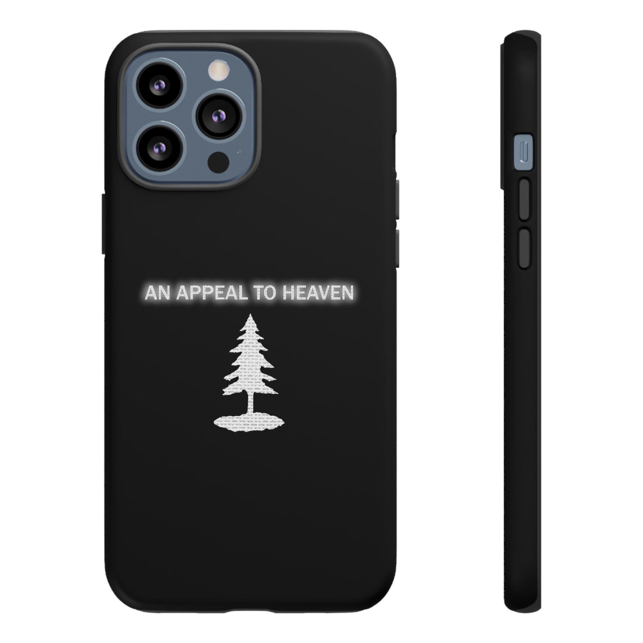 An Appeal To Heaven Flag Tough Cases Black & White