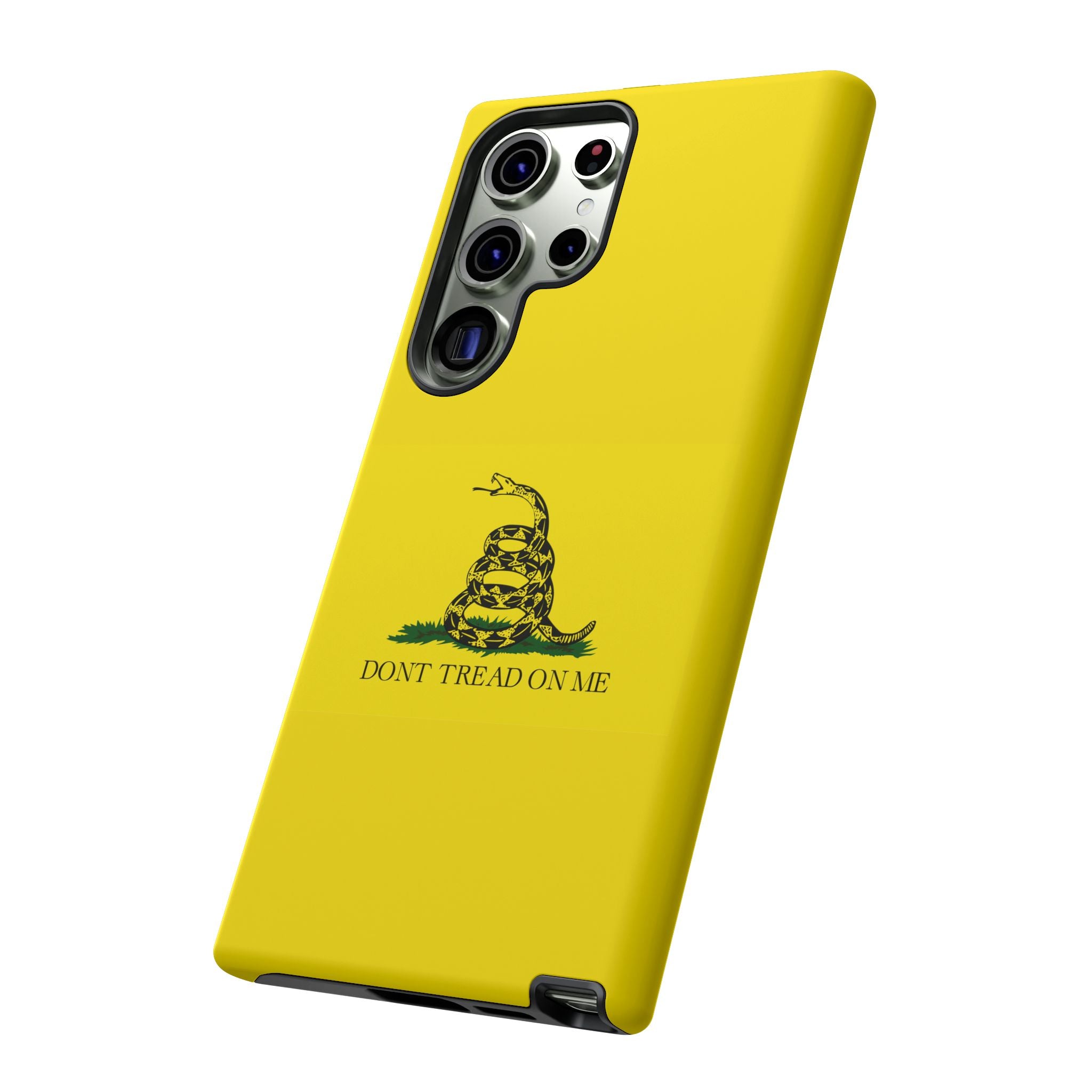 Gadsden flag "Dont Tread on Me" Tough Yellow Cases