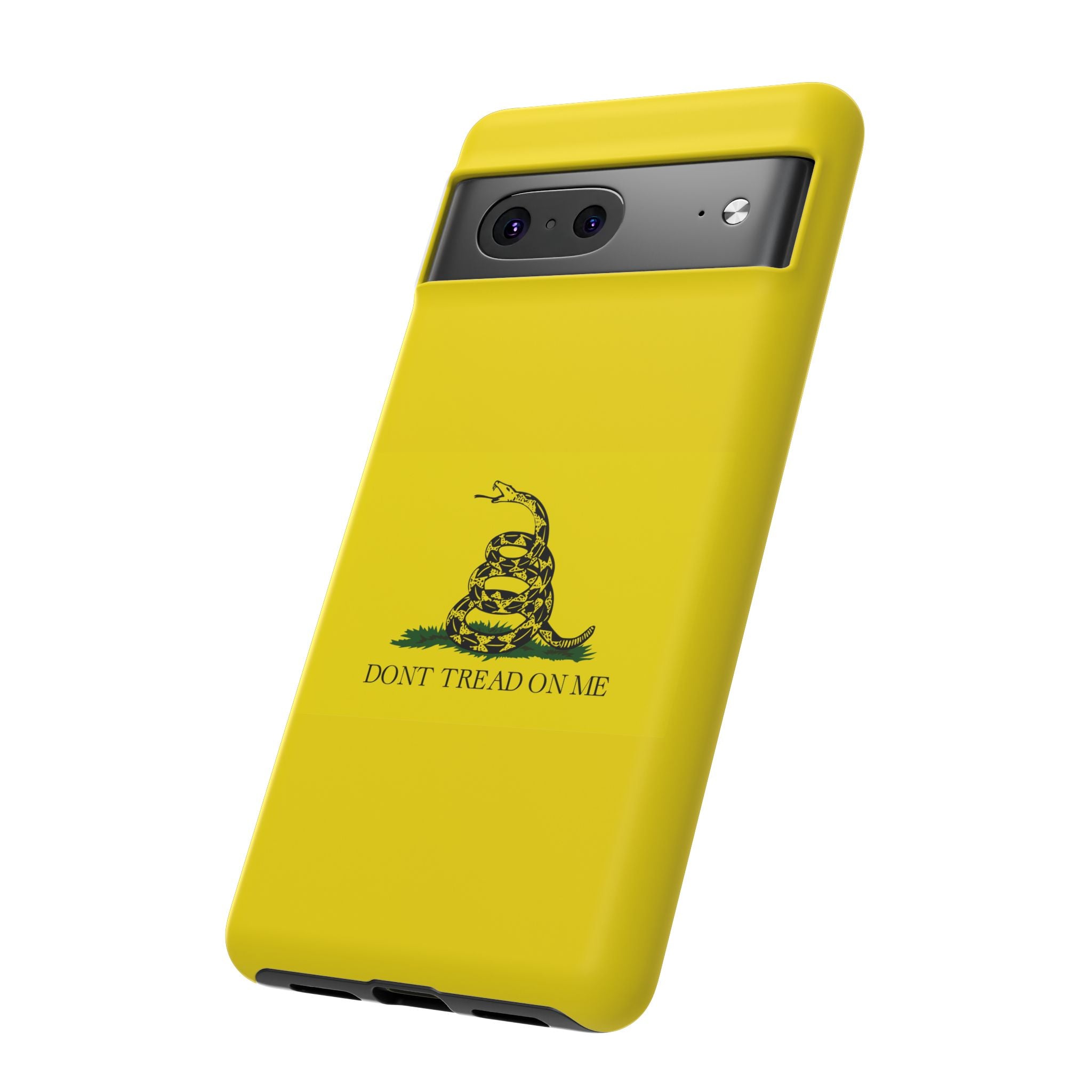 Gadsden flag "Dont Tread on Me" Tough Yellow Cases