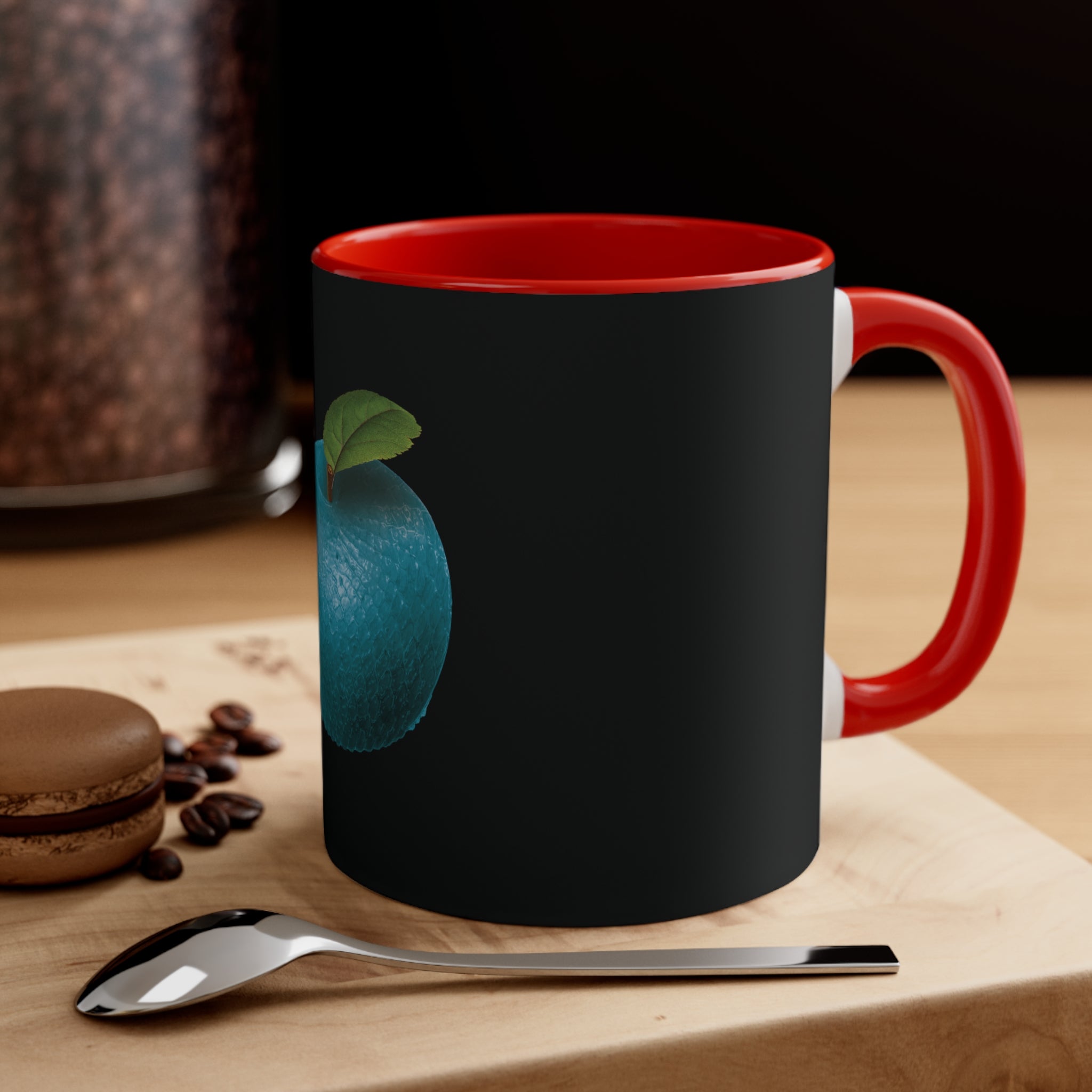 The Adam and Eve Apple: Original Sin Series Accent Coffee Mug, 11oz