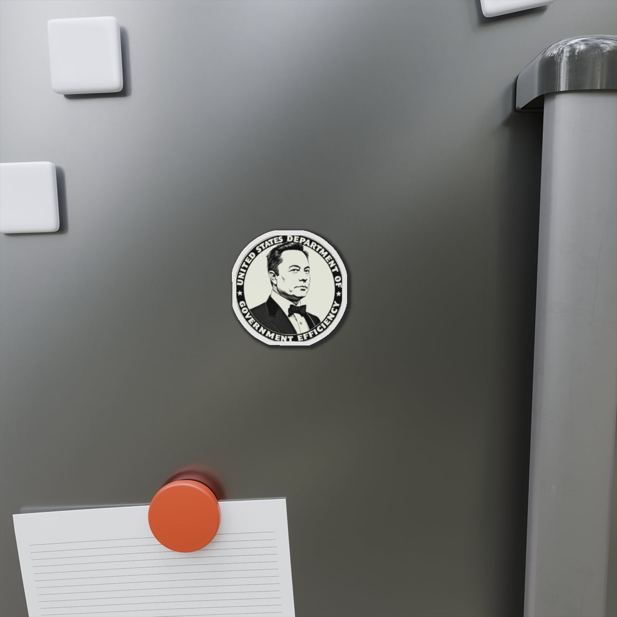 US DOGE Elon Musk Die-Cut Magnets